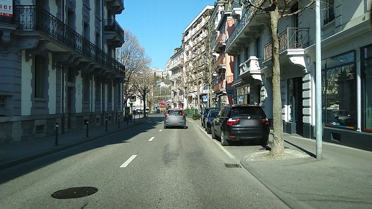 Street view near BnB Neuf Trois Quarts, Montreux — © selfishseahorse (CC BY-SA · Mapillary)