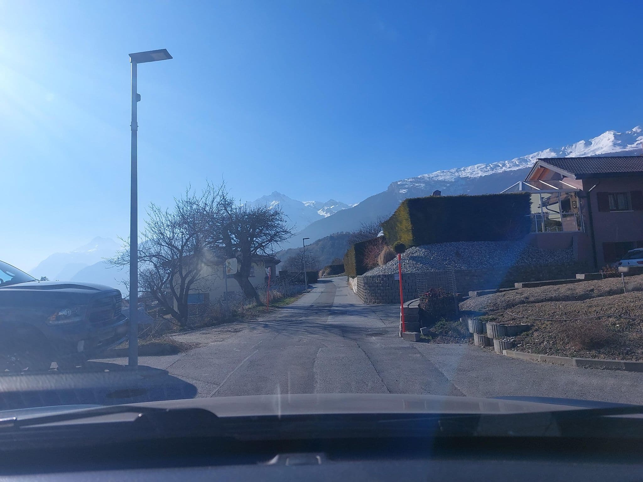 Street view near B&B L'Aurosée, Savièse — © Balbenar (CC BY-SA · Mapillary)