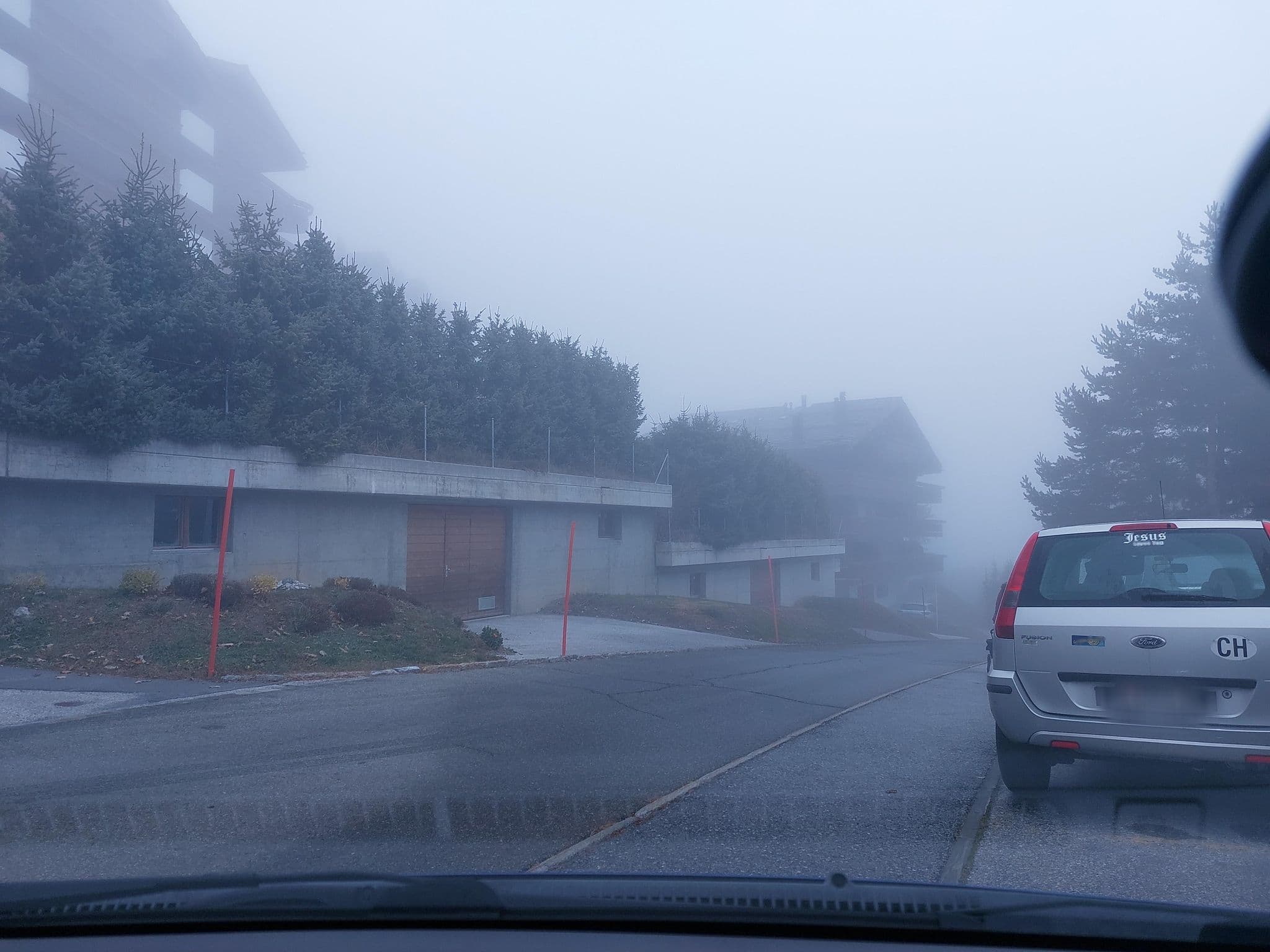 Street view near Apartment Terrasse Des Alpes Ii Crans-Montana, Montana — © Balbenar (CC BY-SA · Mapillary)