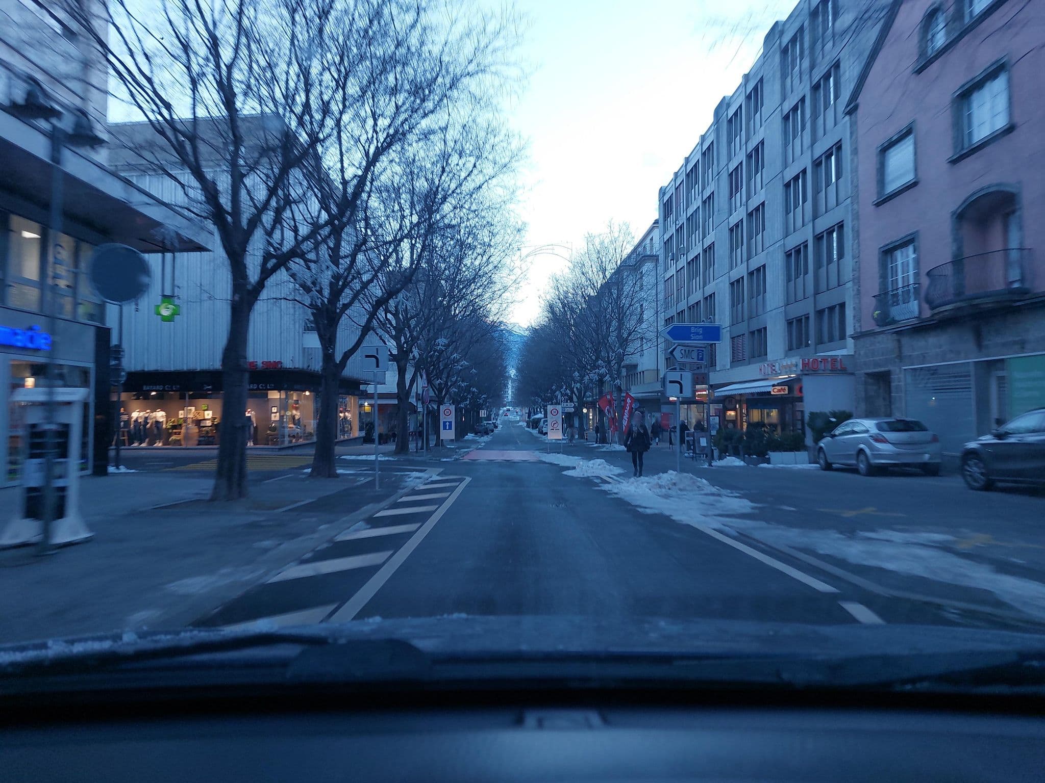 Street view near Hotel Casino, Sierre — © Balbenar (CC BY-SA · Mapillary)