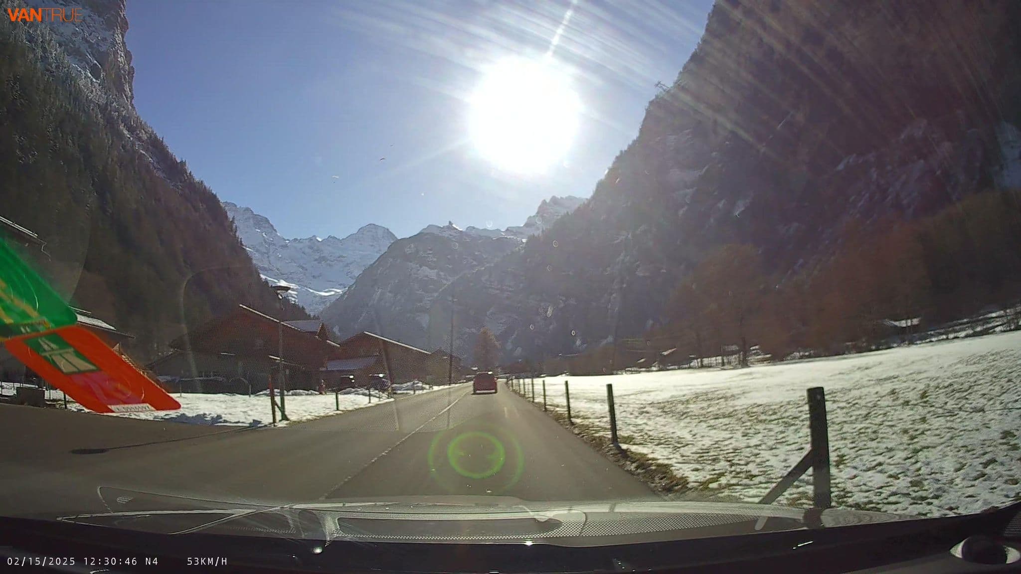 Street view near Chalet Am Schärme, Lauterbrunnen — © fcignat (CC BY-SA · Mapillary)