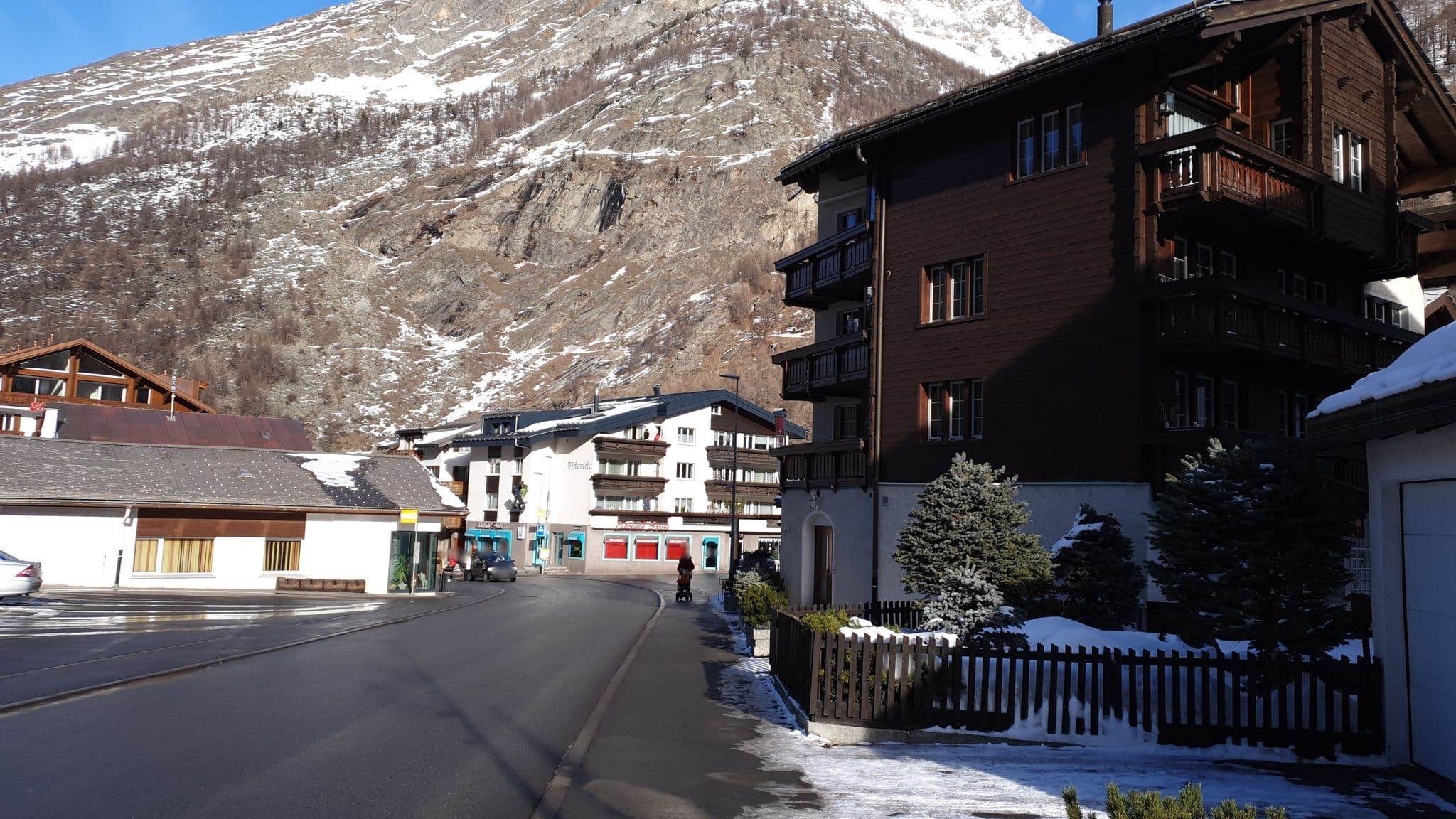 Street view near Hotel Olympia, Saas-Fee — © bahnundbus (CC BY-SA · Mapillary)