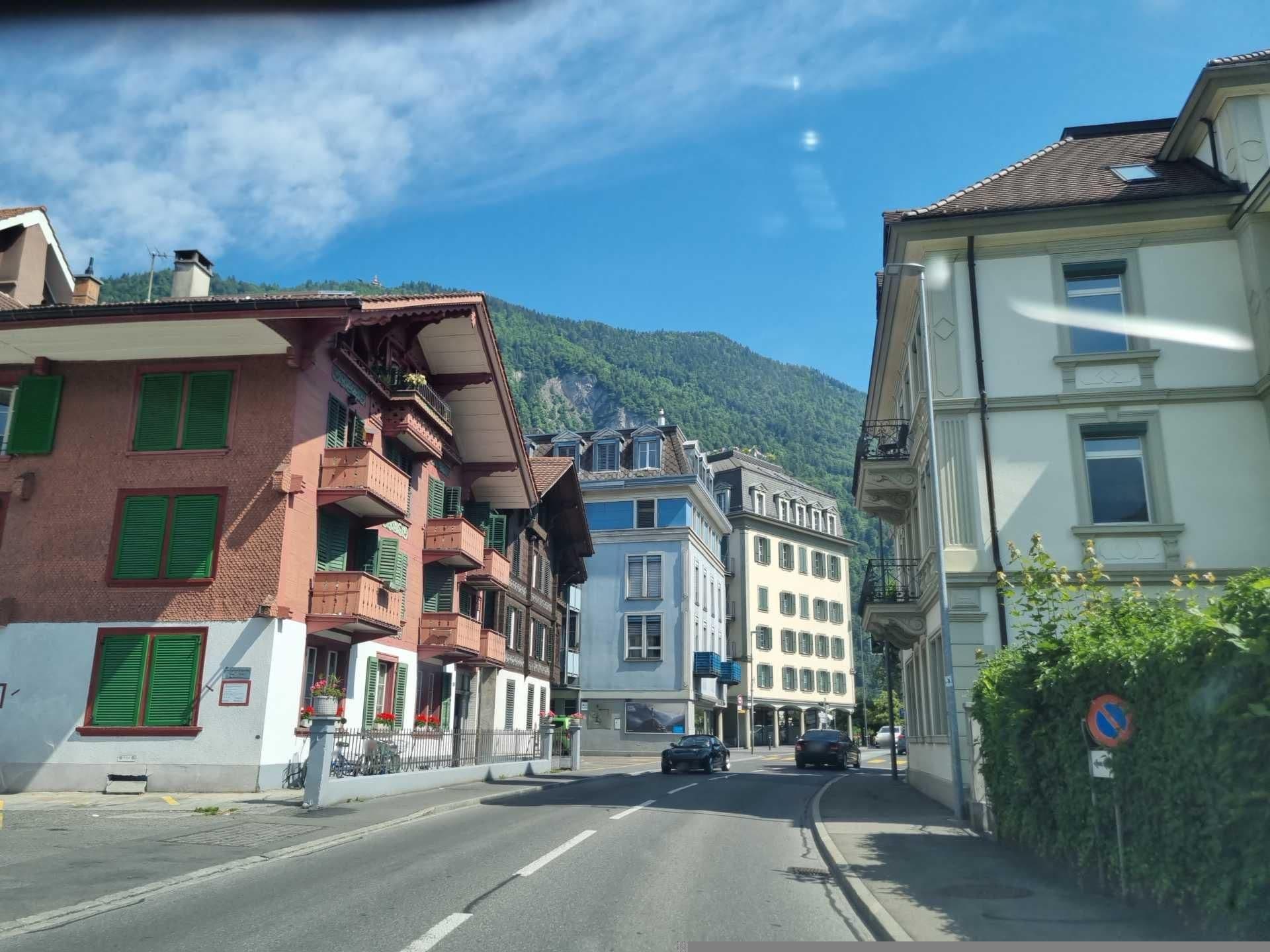 Street view near Stella Swiss Quality Hotel, Interlaken — © Yha1 (CC BY-SA · Mapillary)