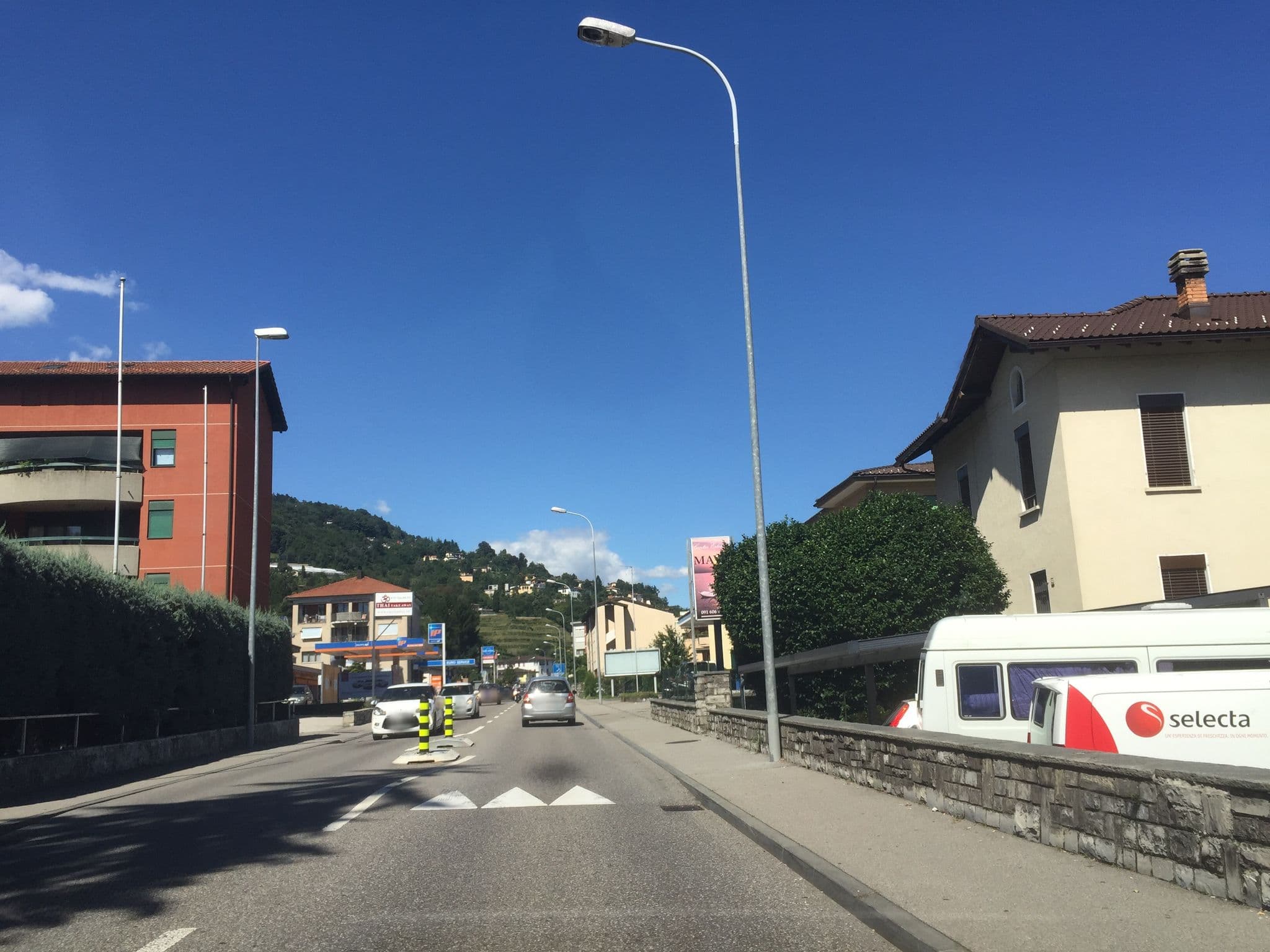 Street view near B & B BACKPACKER & BIKER HOSTEL, Caslano — © tubeli (CC BY-SA · Mapillary)