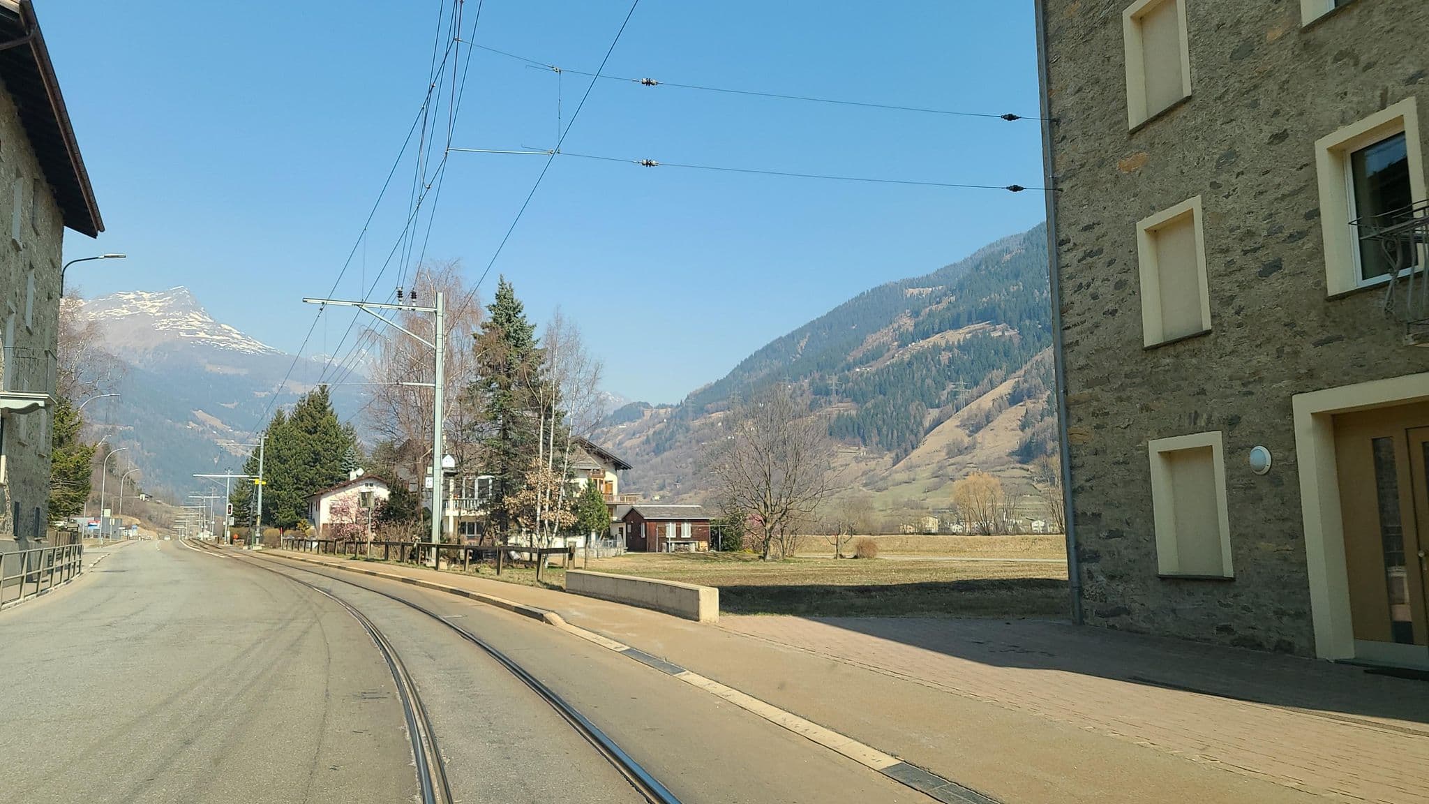 Street view near Albergo Solaria, Poschiavo — © chrisbeddow (CC BY-SA · Mapillary)
