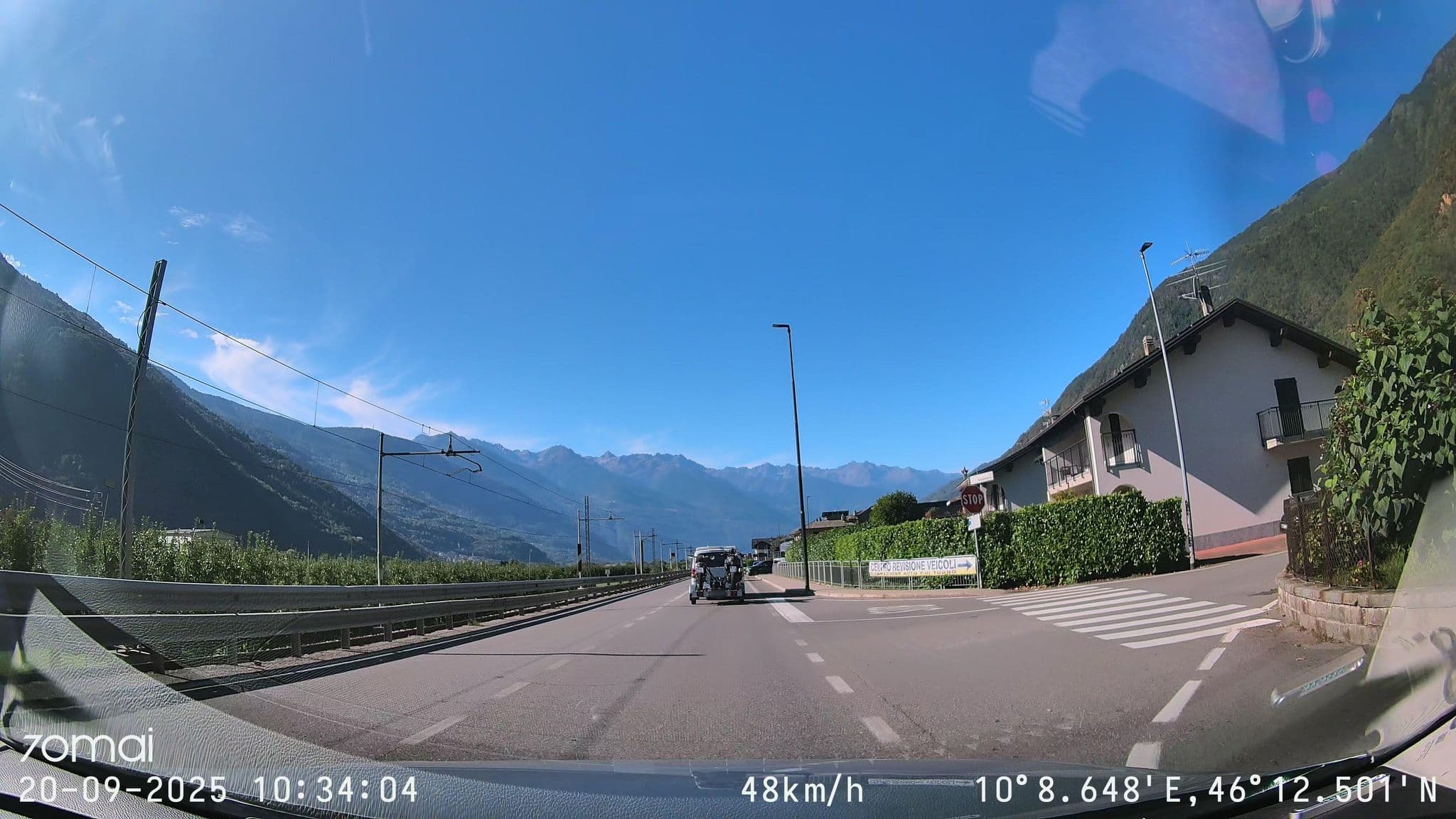 Street view near B&b Tirano, Brusio — © doriel (CC BY-SA · Mapillary)