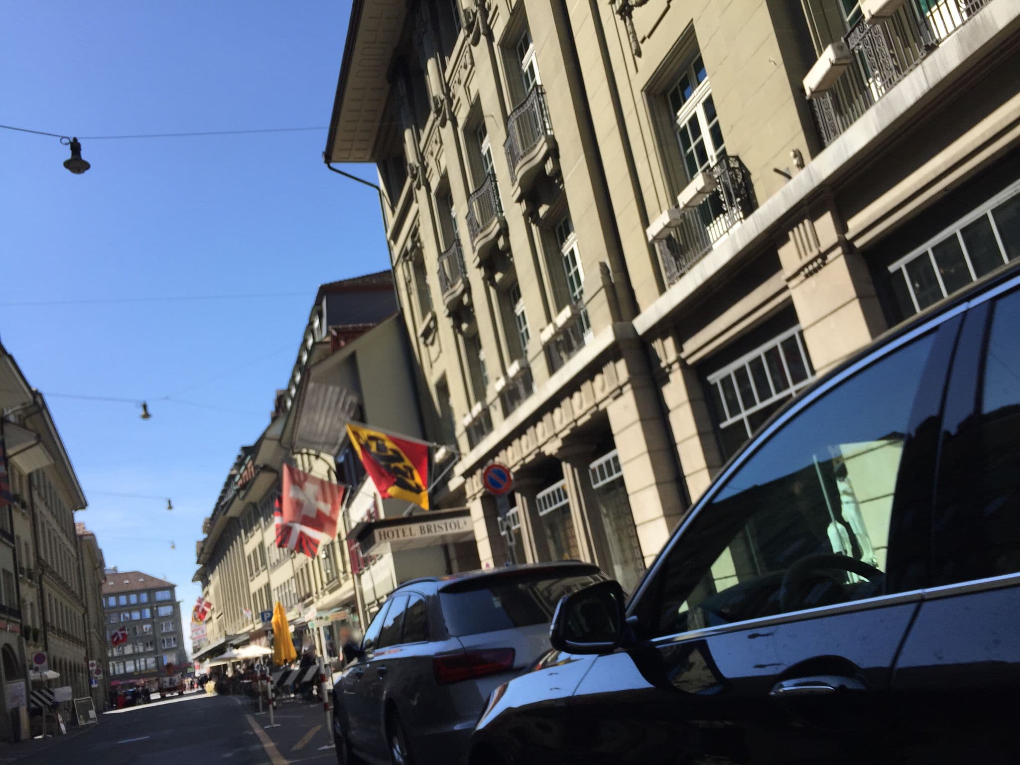Street view near The Bristol, Bern — © trac71 (CC BY-SA · Mapillary)
