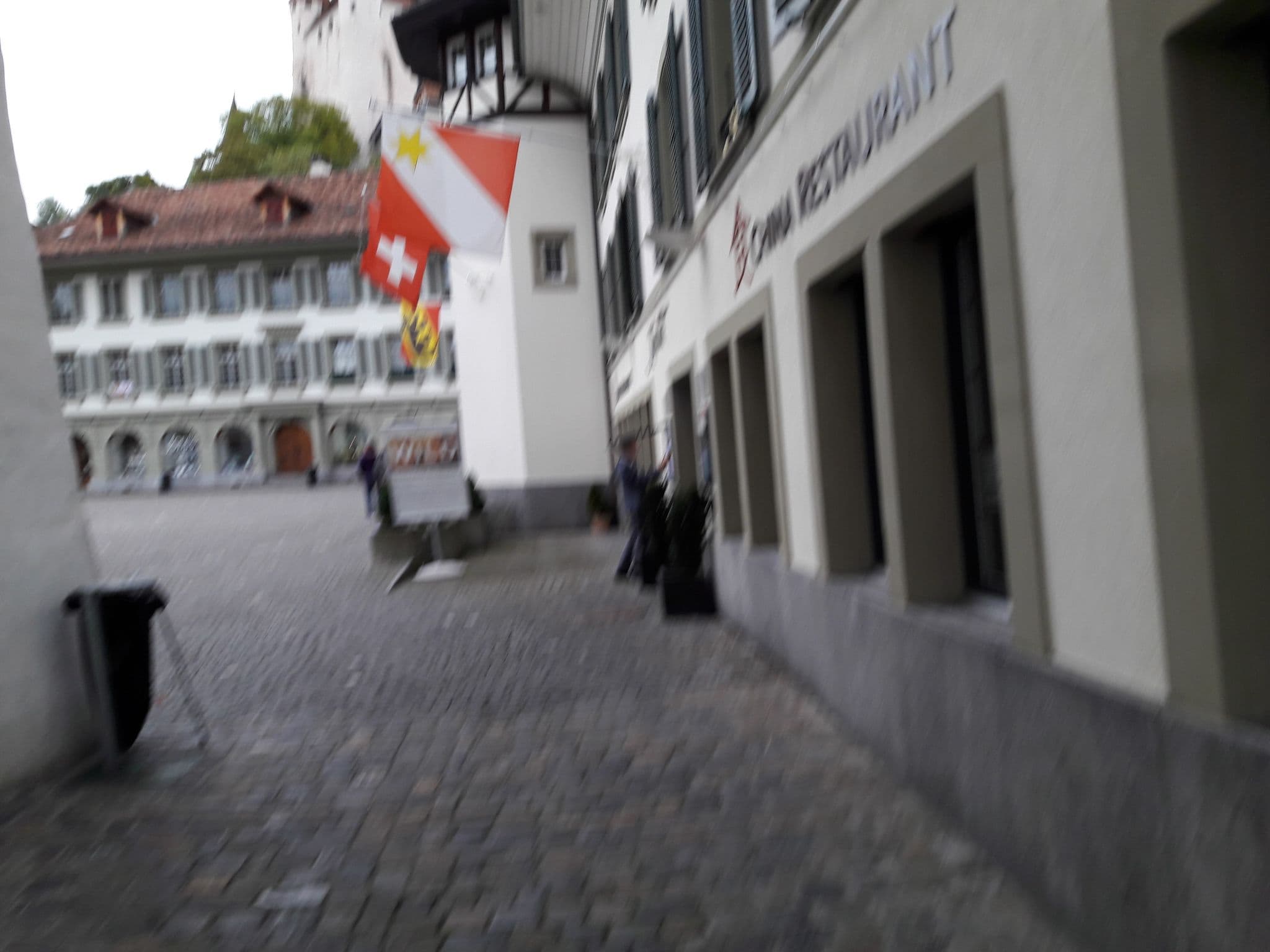 Street view near Krone Hotel Thun, Thun — © crontab (CC BY-SA · Mapillary)