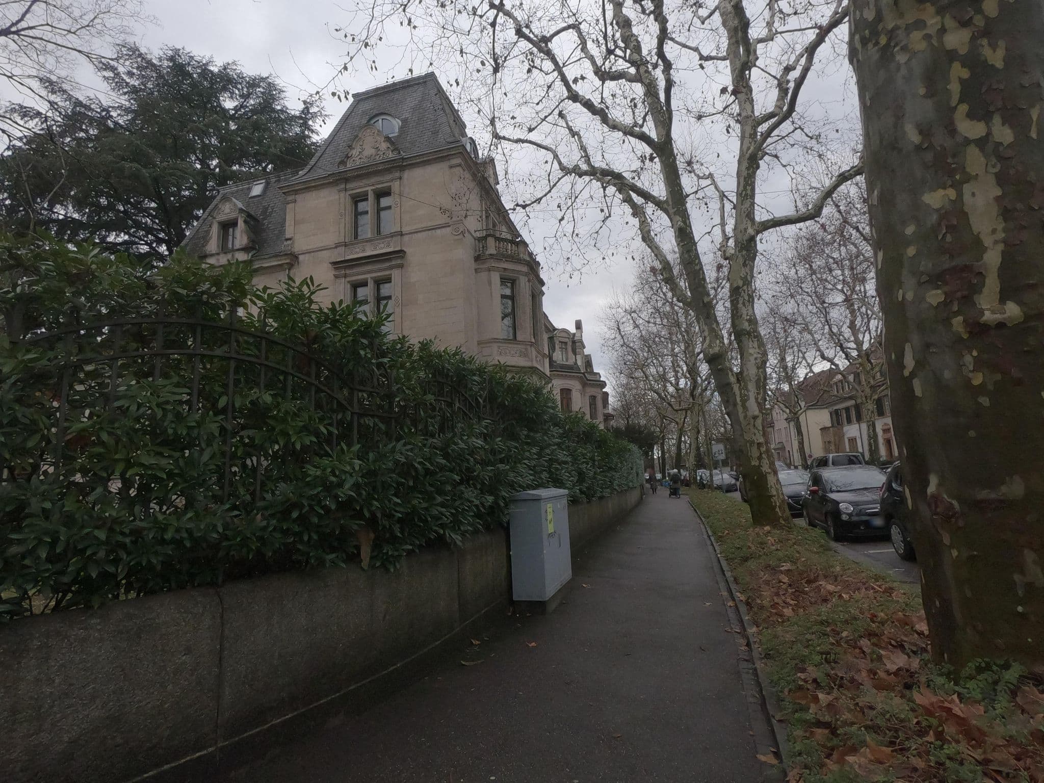 Street view near Aamatos AG, Basel — © Senfkorn (CC BY-SA · Mapillary)