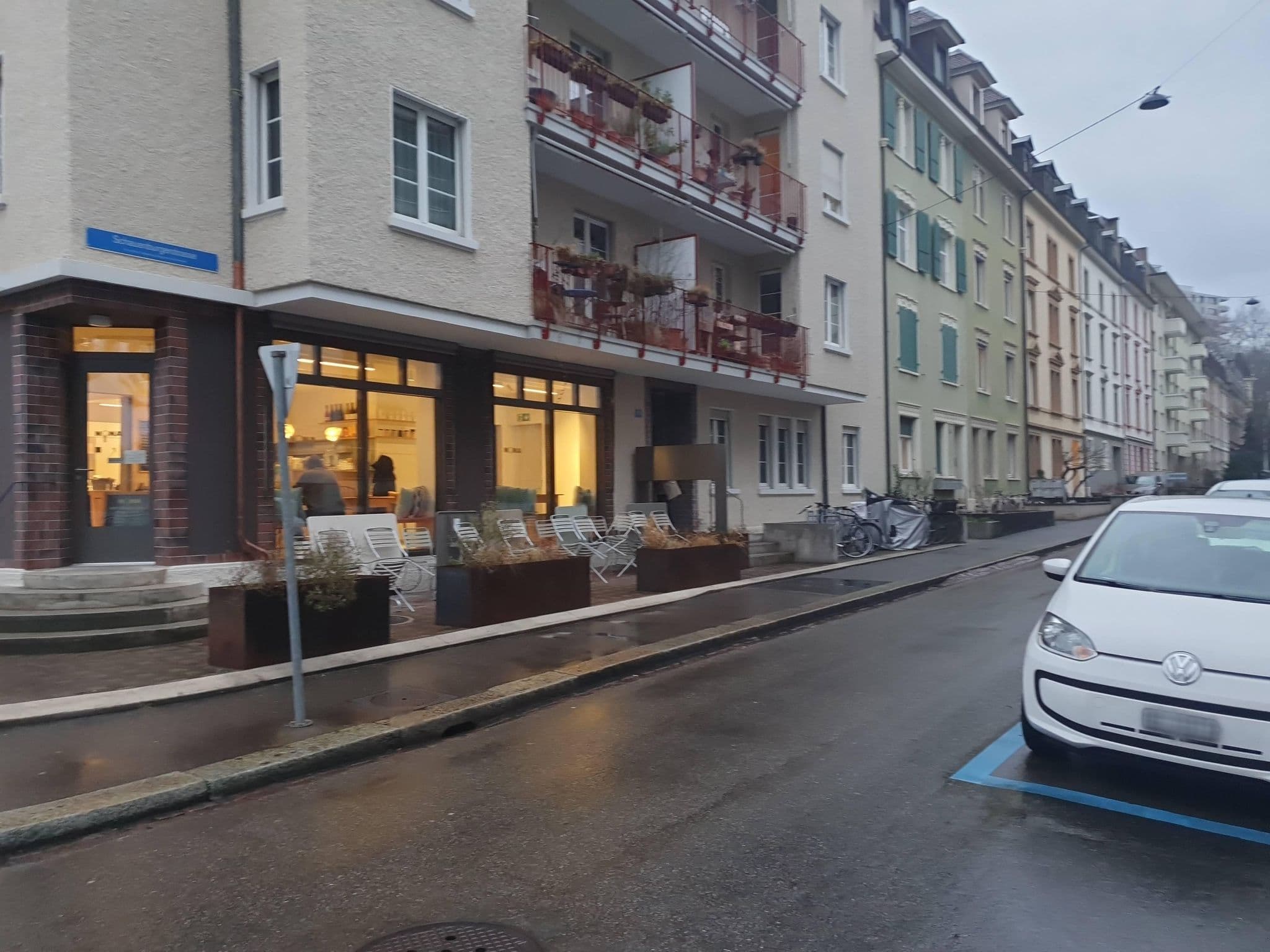 Street view near River Apartment House Basel, Birsfelden — © johsin18 (CC BY-SA · Mapillary)