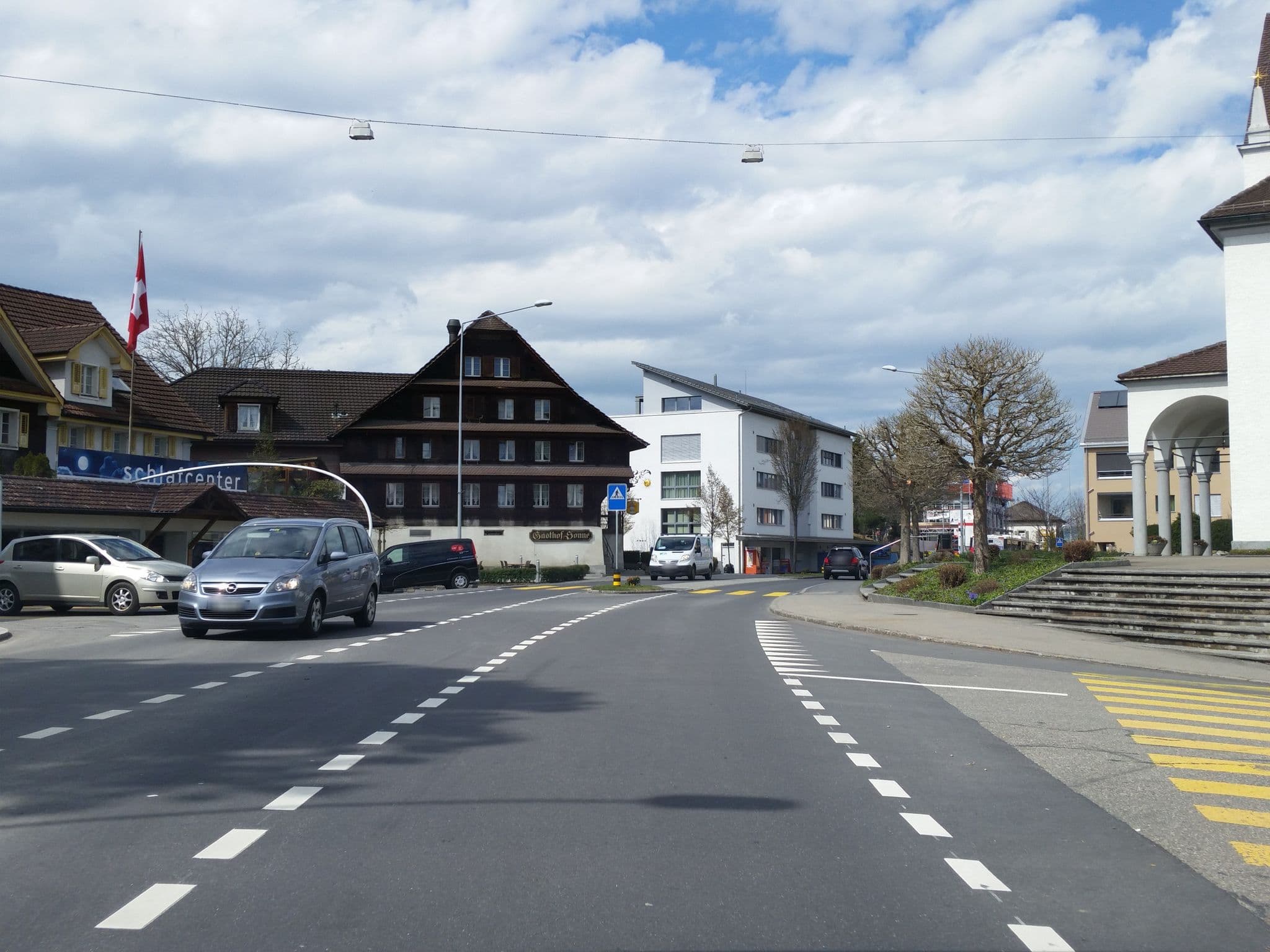 Street view near Hotel-Restaurant Löwen, Neuenkirch — © himmelbuerger (CC BY-SA · Mapillary)
