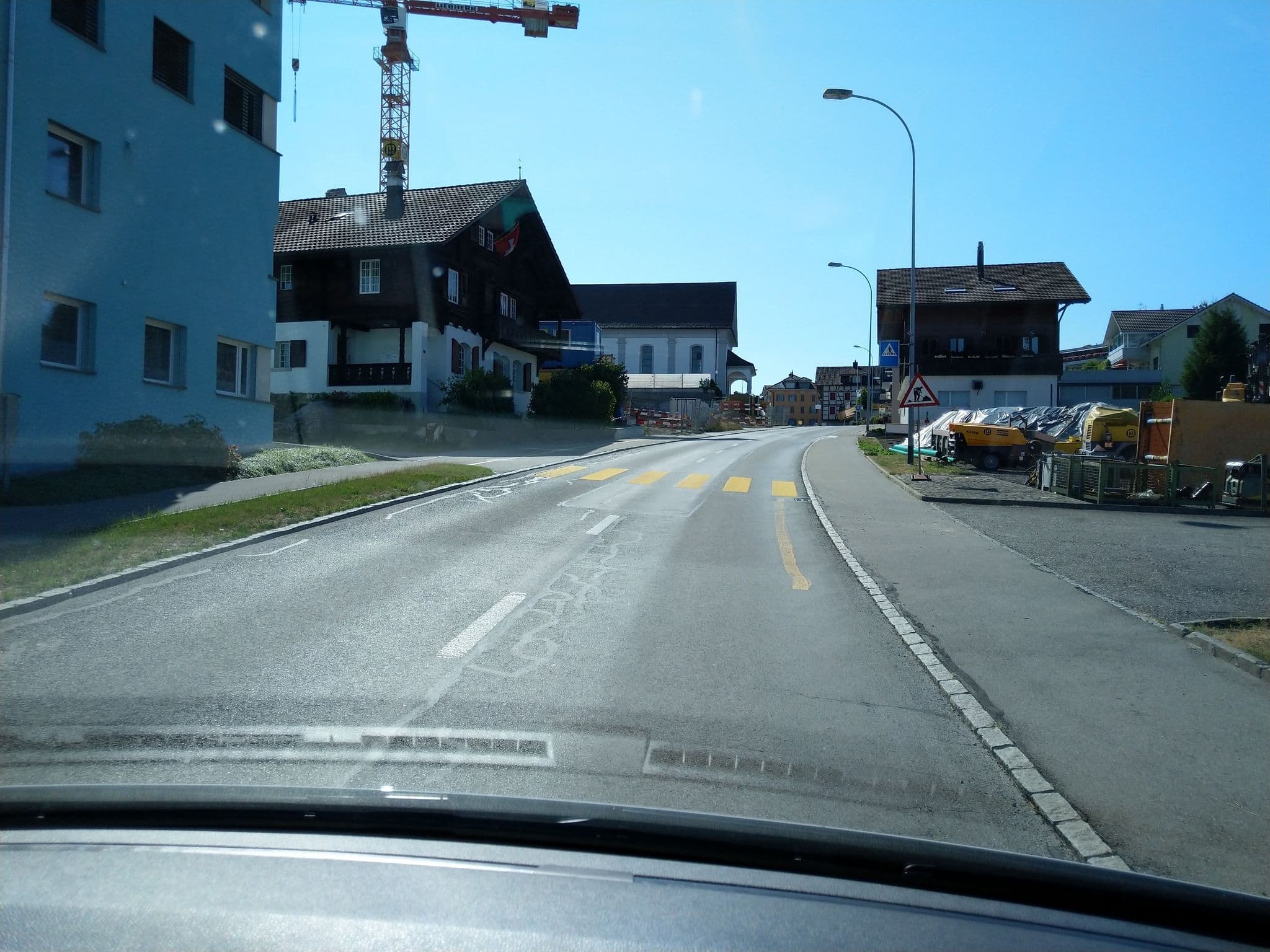 Street view near Wirtschaft zum Sternen, Neuenkirch — © 100sassa (CC BY-SA · Mapillary)