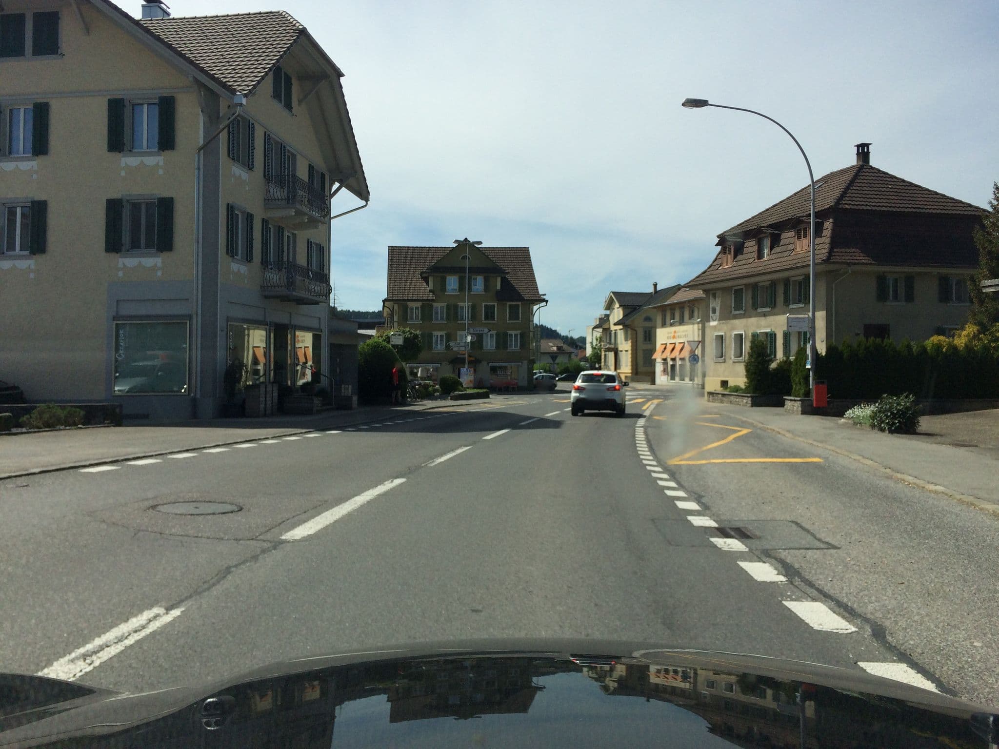 Street view near Gasthaus Rössli, Grosswangen — © boeboe (CC BY-SA · Mapillary)