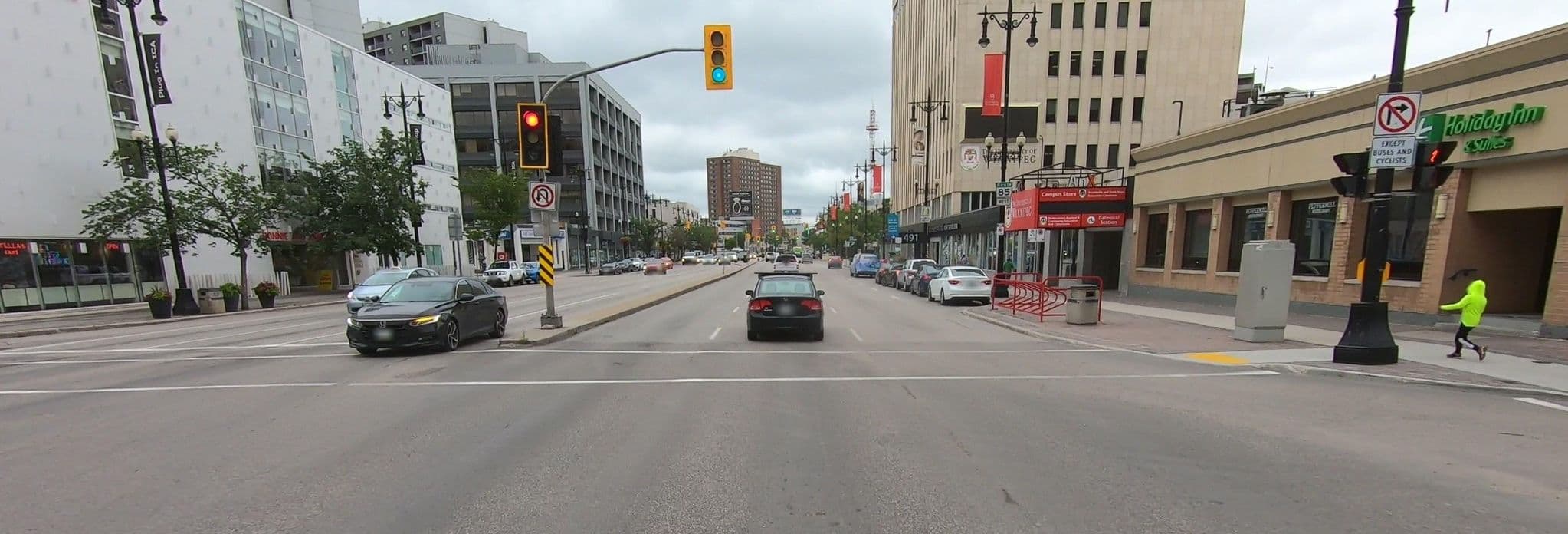 Street view near Holiday Inn & Suites Winnipeg Downtown, Winnipeg — © networklanman (CC BY-SA · Mapillary)