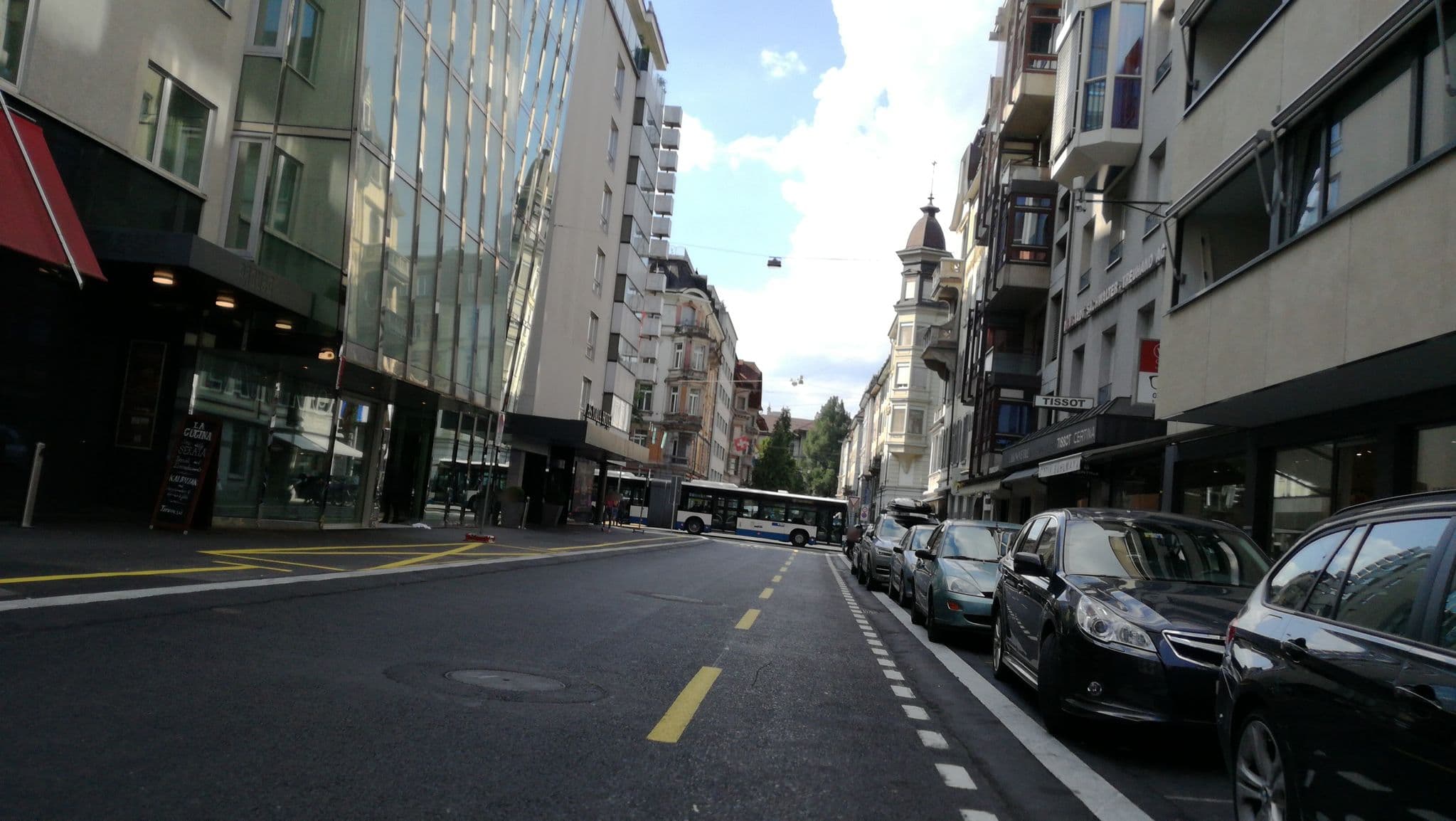 Street view near Astoria Betriebs AG Lucerne, Luzern — © gismountains (CC BY-SA · Mapillary)