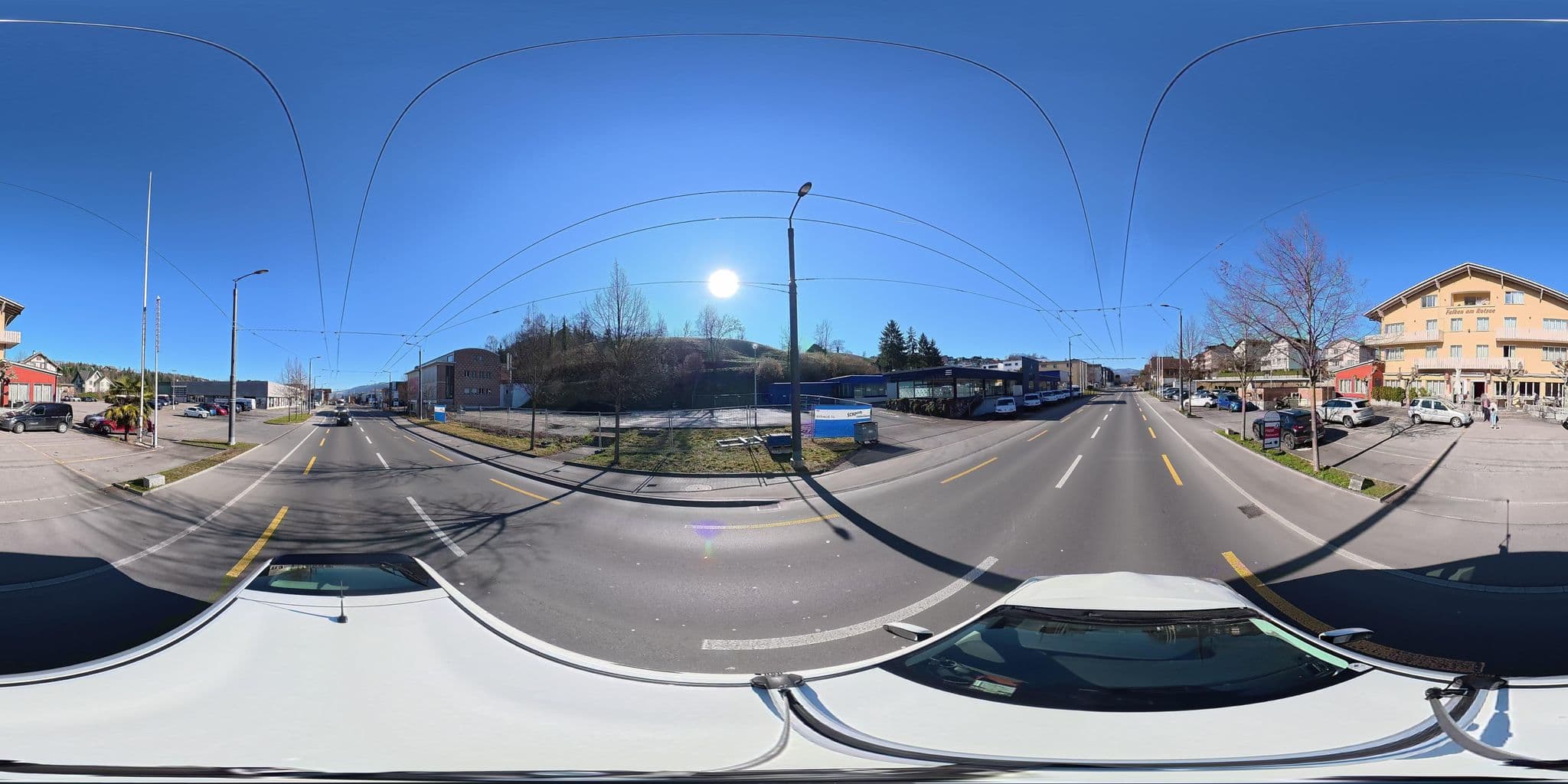 Street view near Hotel-Restaurant Falken, Ebikon — © osmplus_org (CC BY-SA · Mapillary)
