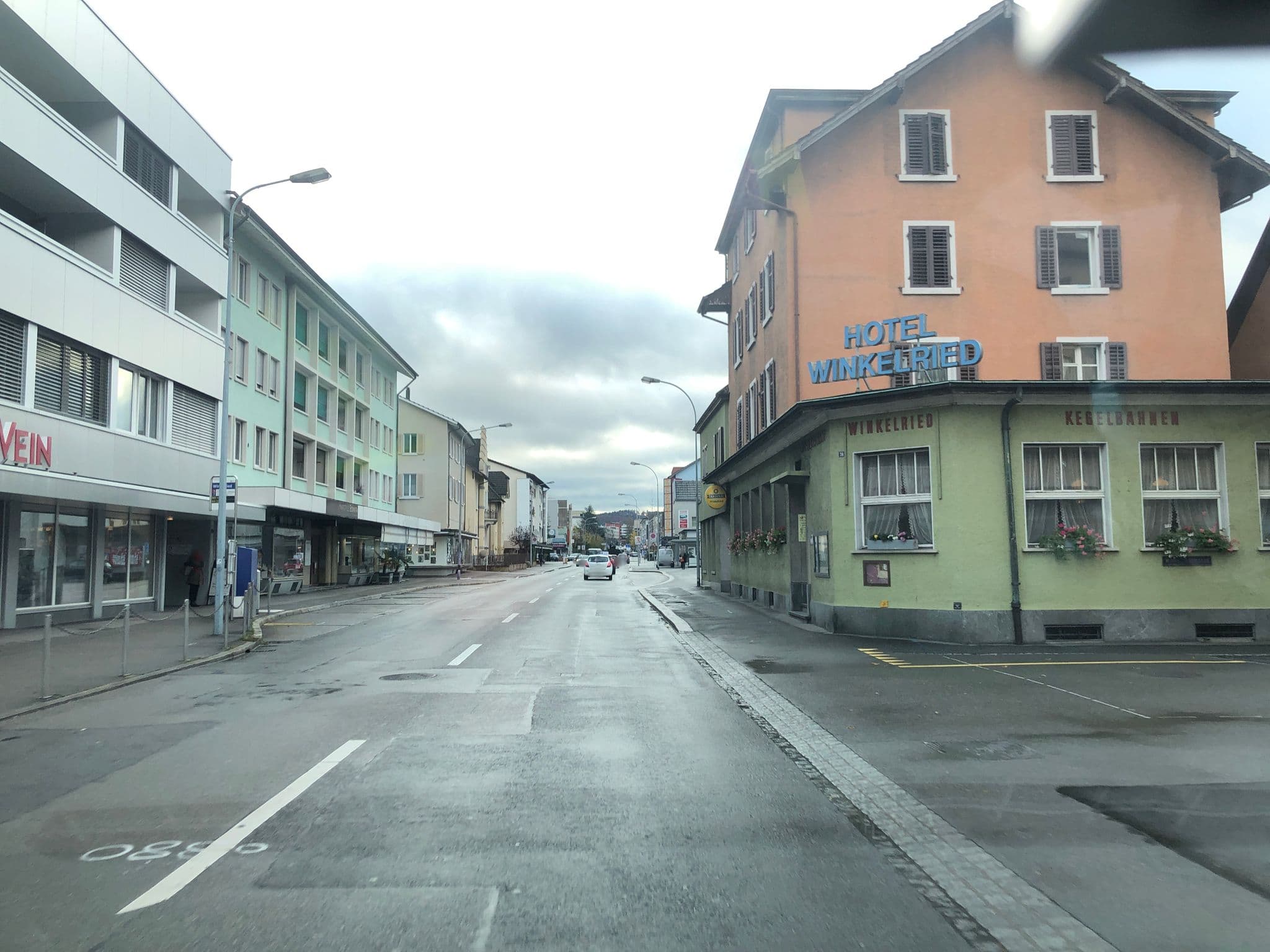 Street view near Josef Willi Restaurant Winkelried, Wettingen — © Wuschel (CC BY-SA · Mapillary)
