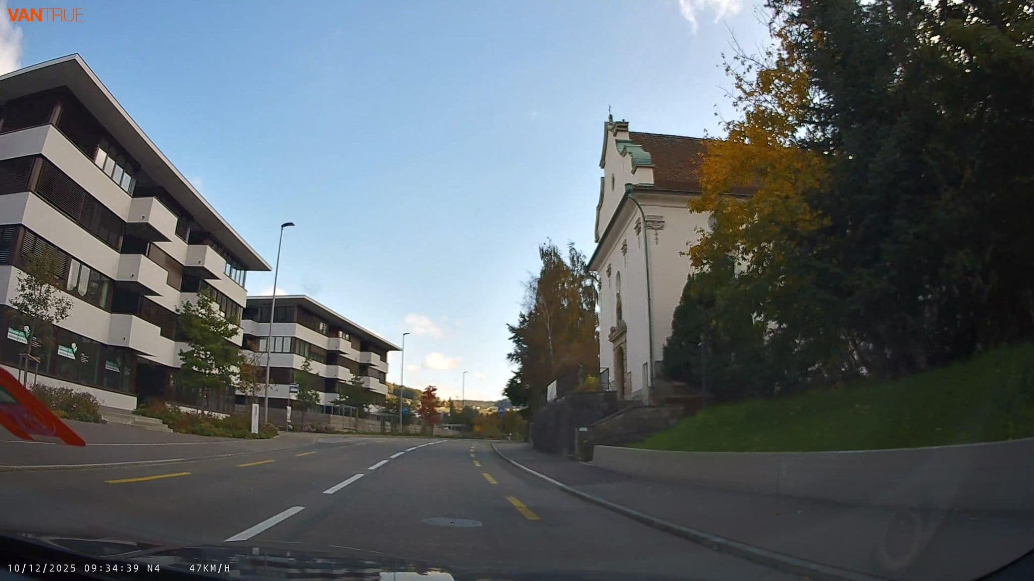 Street view near La Cappella Hotel Baden (Switzerland), Obersiggenthal — © fcignat (CC BY-SA · Mapillary)