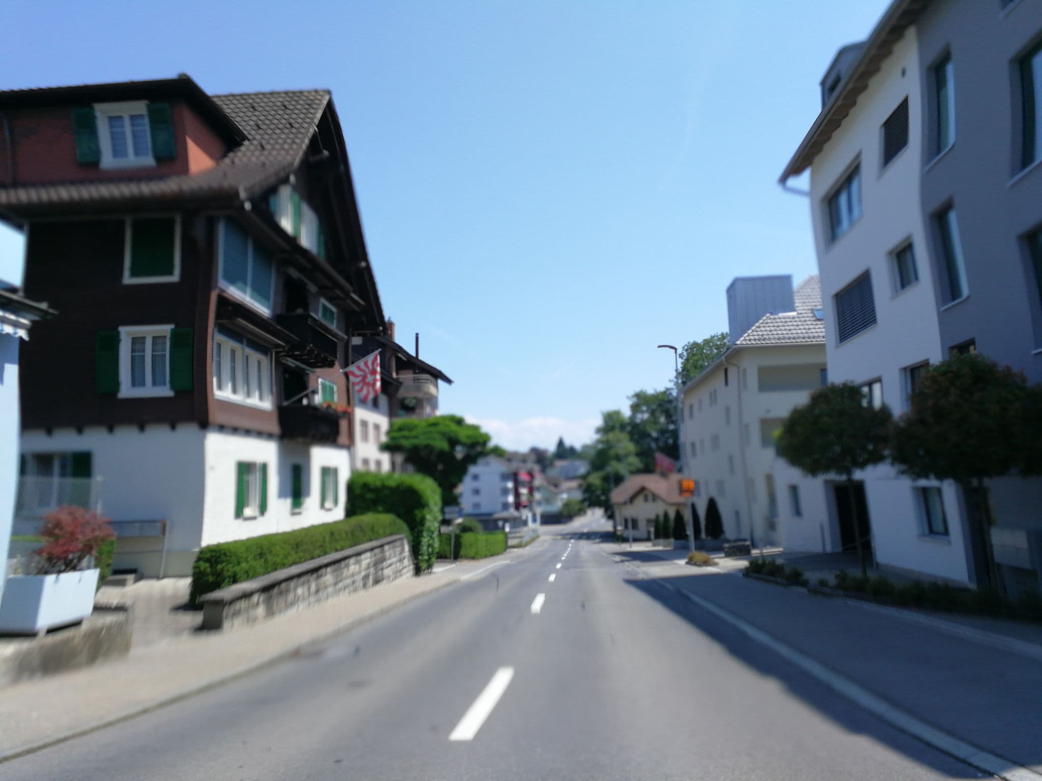 Street view near L.T. Guesthouse Company GmbH, Wollerau — © barbe45 (CC BY-SA · Mapillary)
