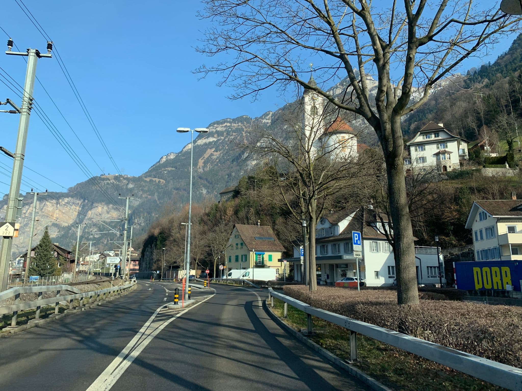 Street view near Hotel Hirschen, Flüelen — © jollo (CC BY-SA · Mapillary)