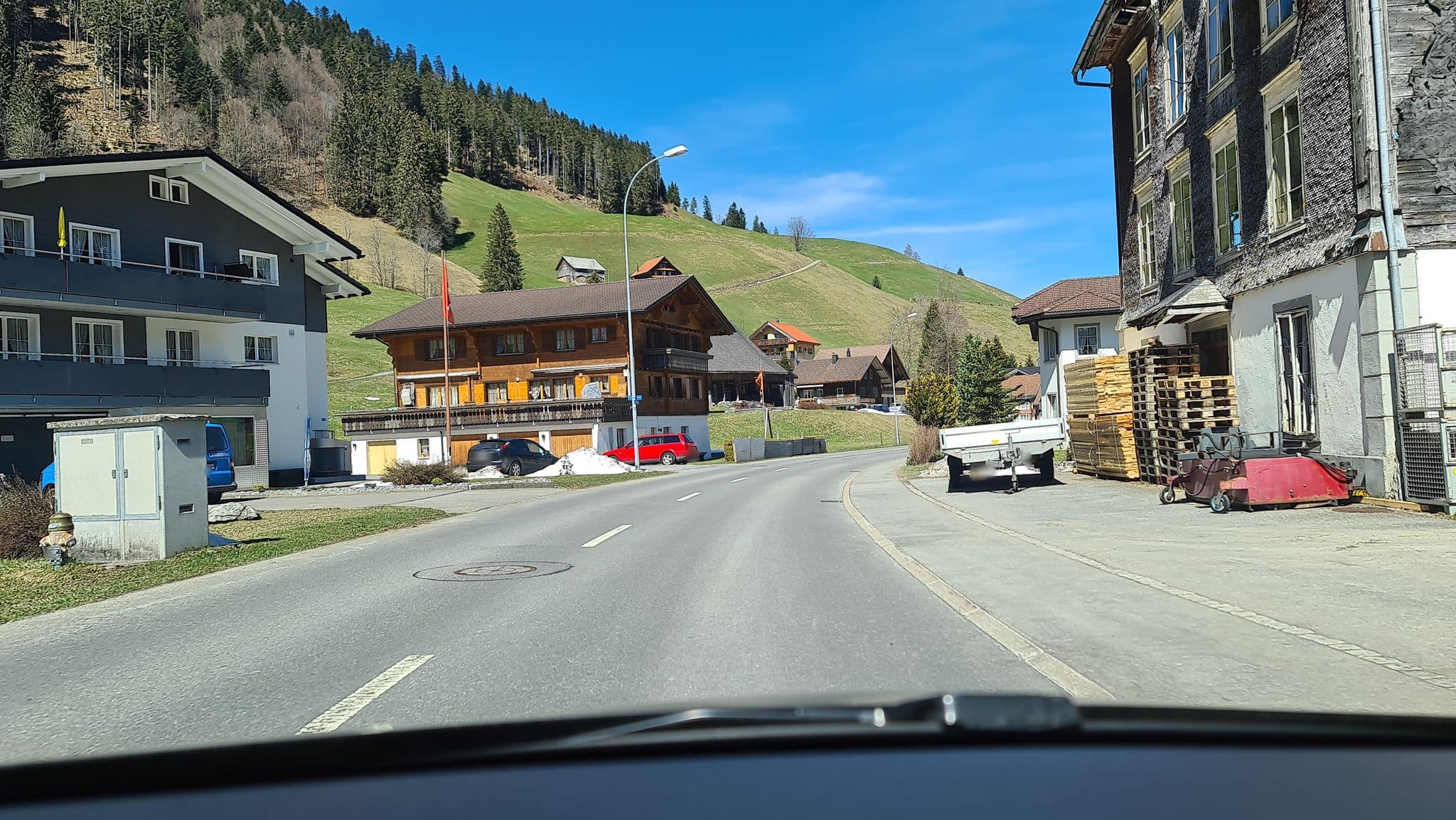 Street view near Restaurant Mythenstube, Rothenthurm — © alexanderar (CC BY-SA · Mapillary)