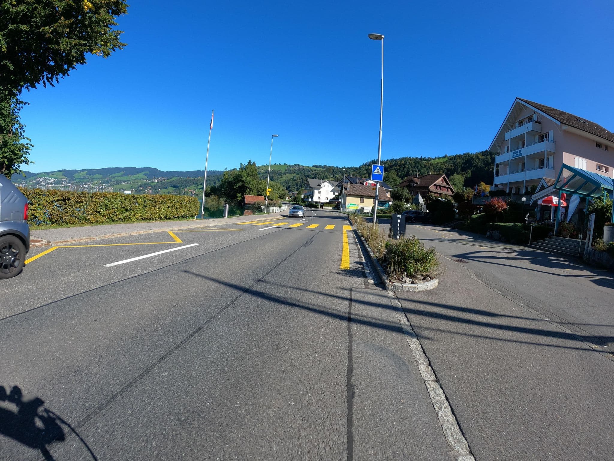 Street view near Hotel Morgarten, Sattel — © blubberblubb (CC BY-SA · Mapillary)