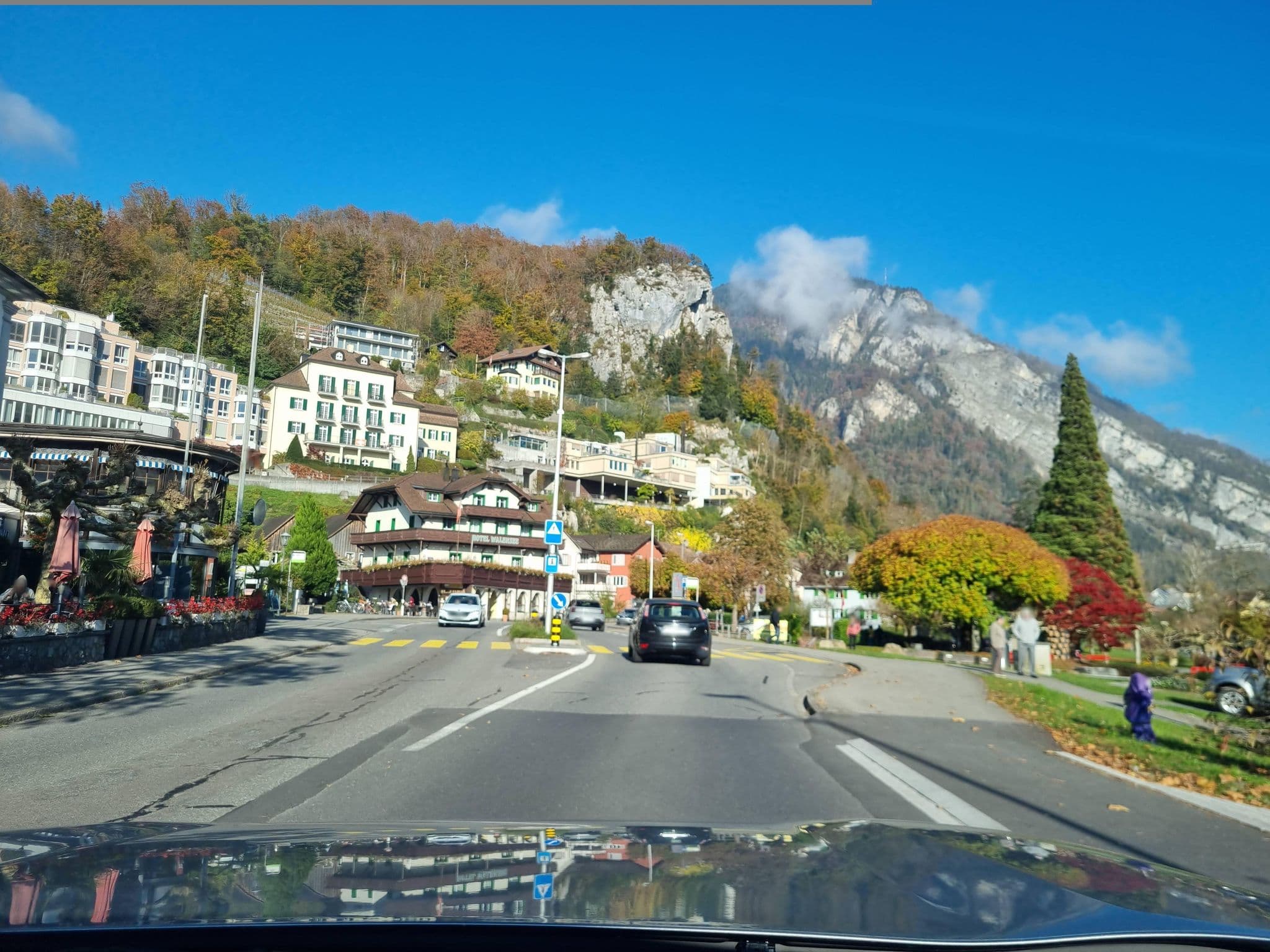 Street view near Schwert Hotel Weesen, Weesen — © Yha1 (CC BY-SA · Mapillary)