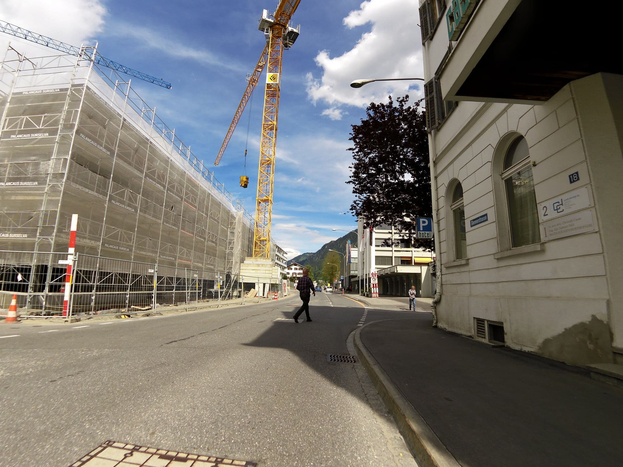 Street view near Hotel Casutt, Ilanz — © likesopenstreetmap (CC BY-SA · Mapillary)