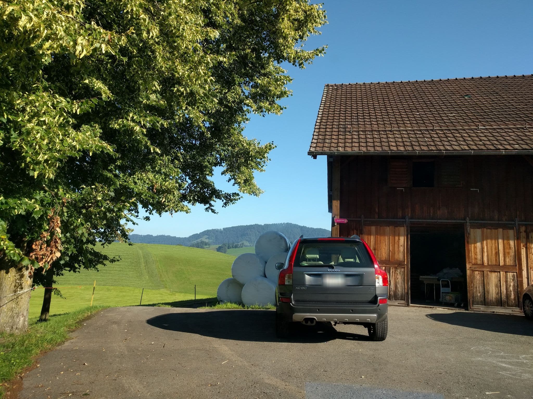 Street view near Guesthouse Frohheim, Sankt Peterzell — © lumi (CC BY-SA · Mapillary)