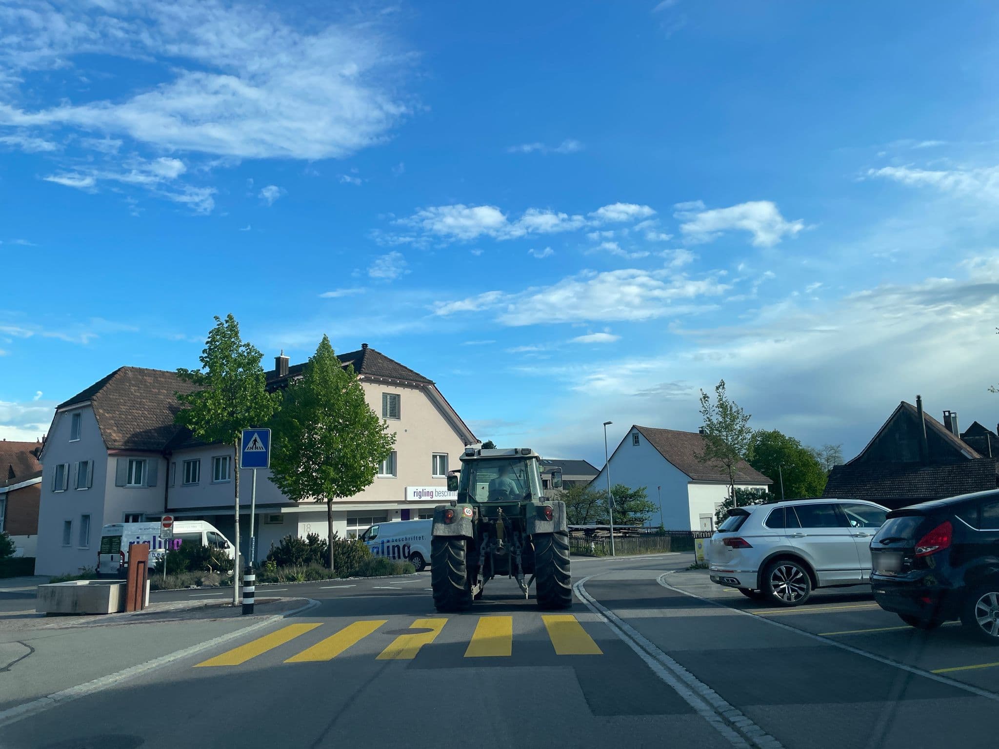 Street view near Hotel Hirschen, Stetten — © u001 (CC BY-SA · Mapillary)