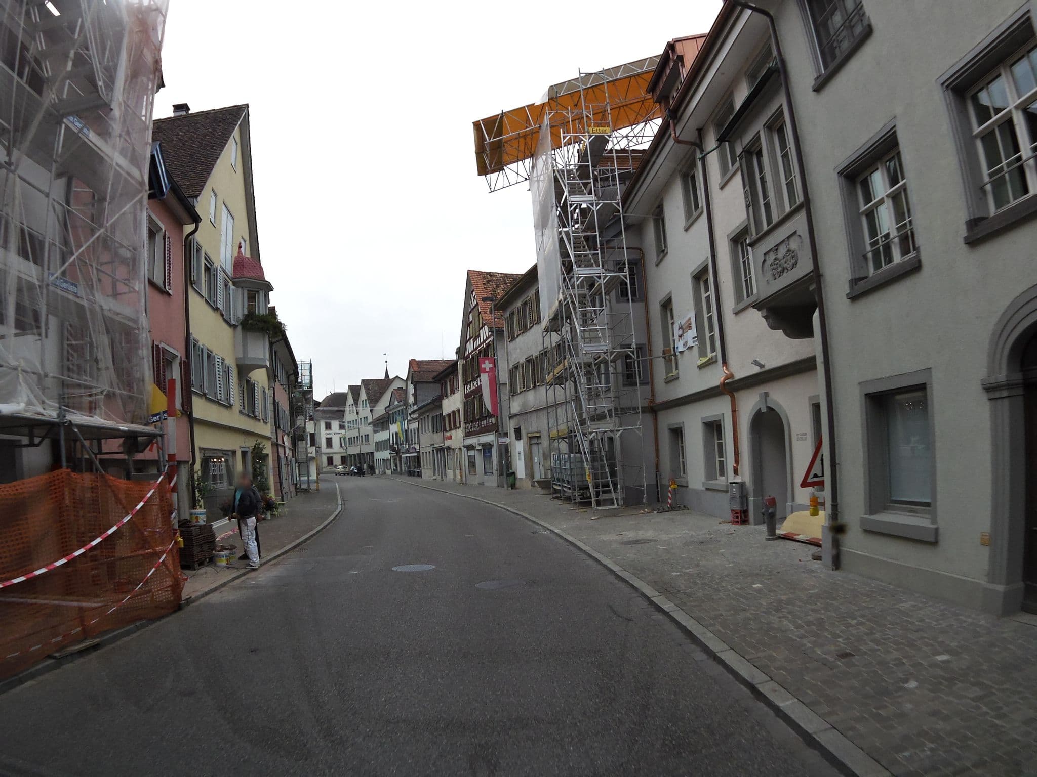 Street view near Ferienwohnungen INKOGN!TA im Kreativhaus Steckborn, Steckborn — © czmrtn (CC BY-SA · Mapillary)