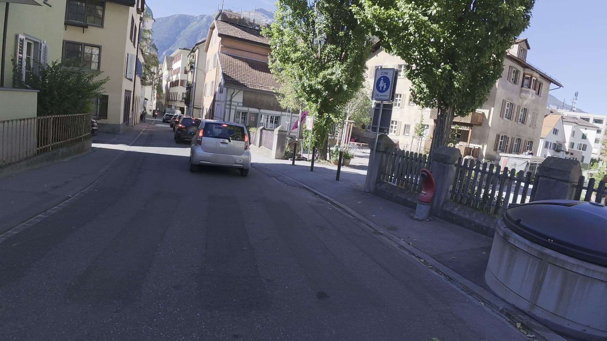Street view near Planaterra Backpacker Hotel, Chur — © Guzzi_Franze (CC BY-SA · Mapillary)