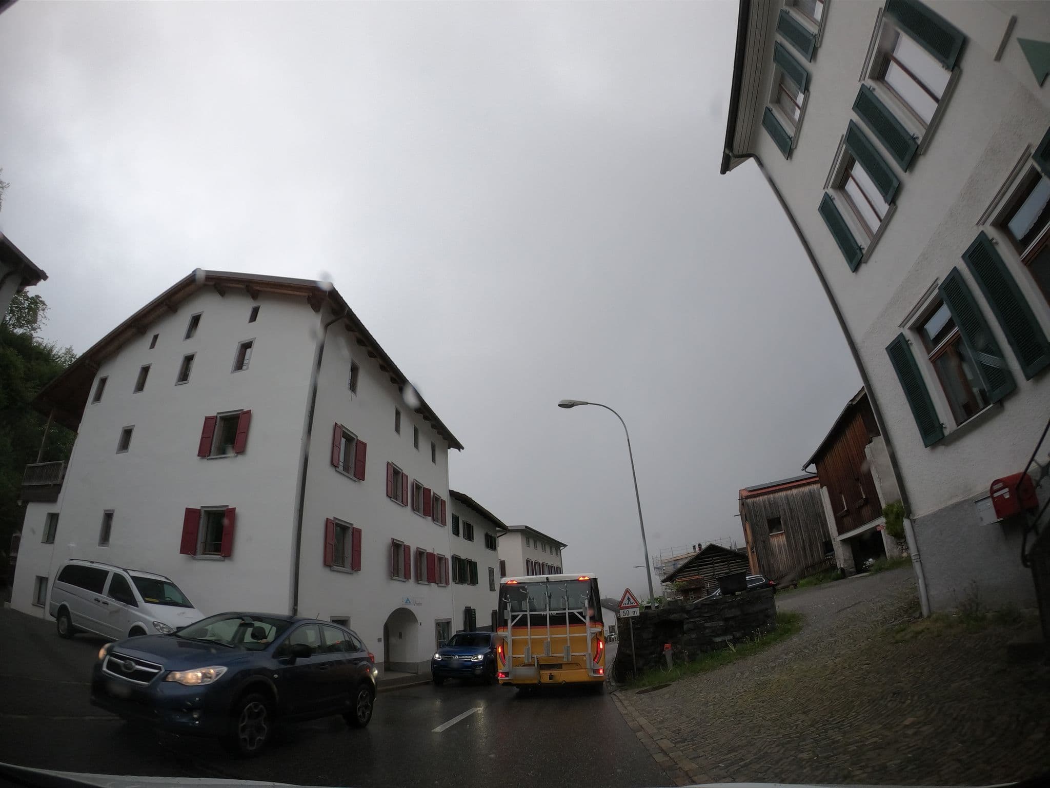 Street view near Bergwald Pension Ringel AG, Tamins — © canadarunner (CC BY-SA · Mapillary)