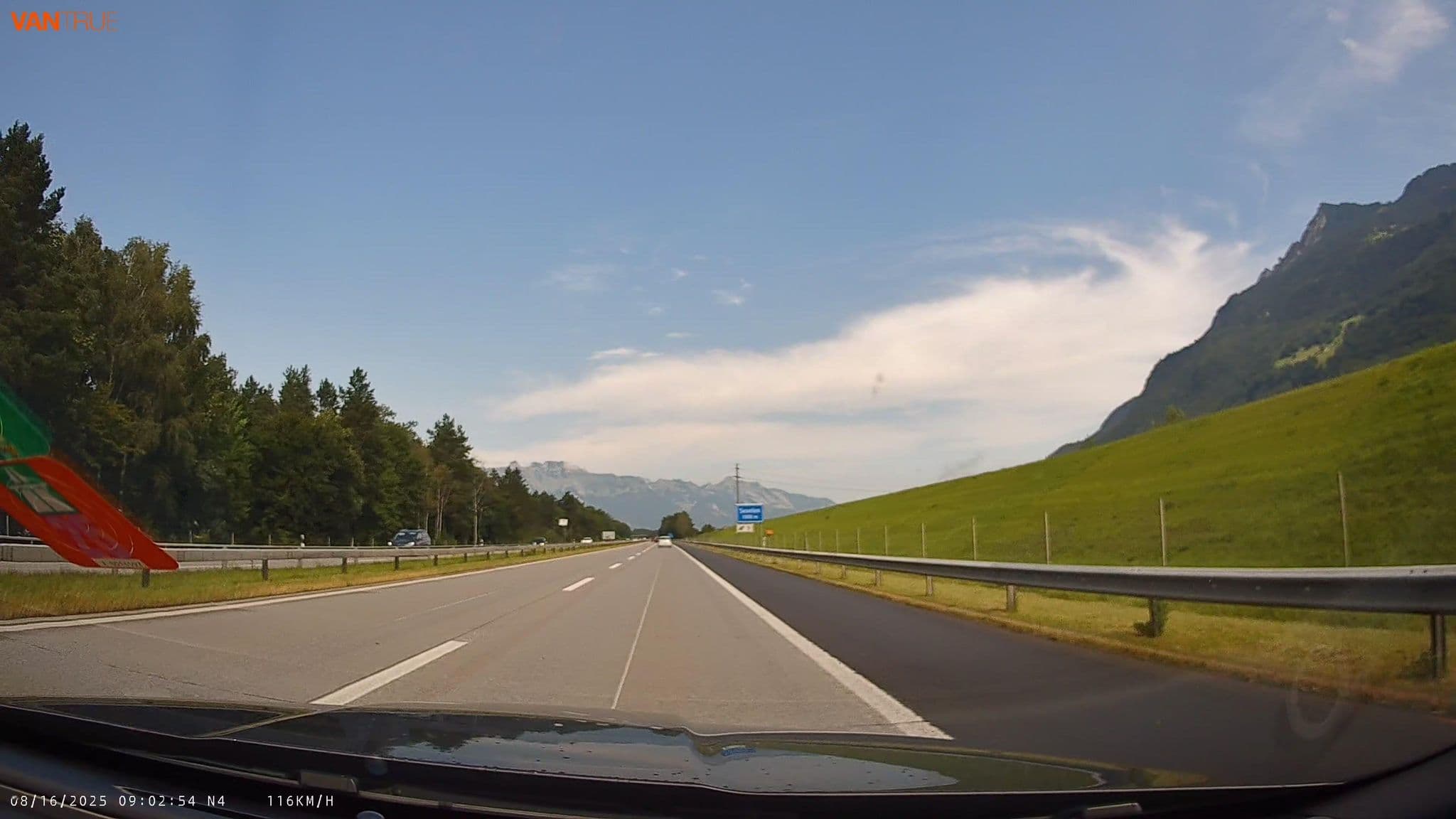 Street view near The Penz, Sevelen — © fcignat (CC BY-SA · Mapillary)
