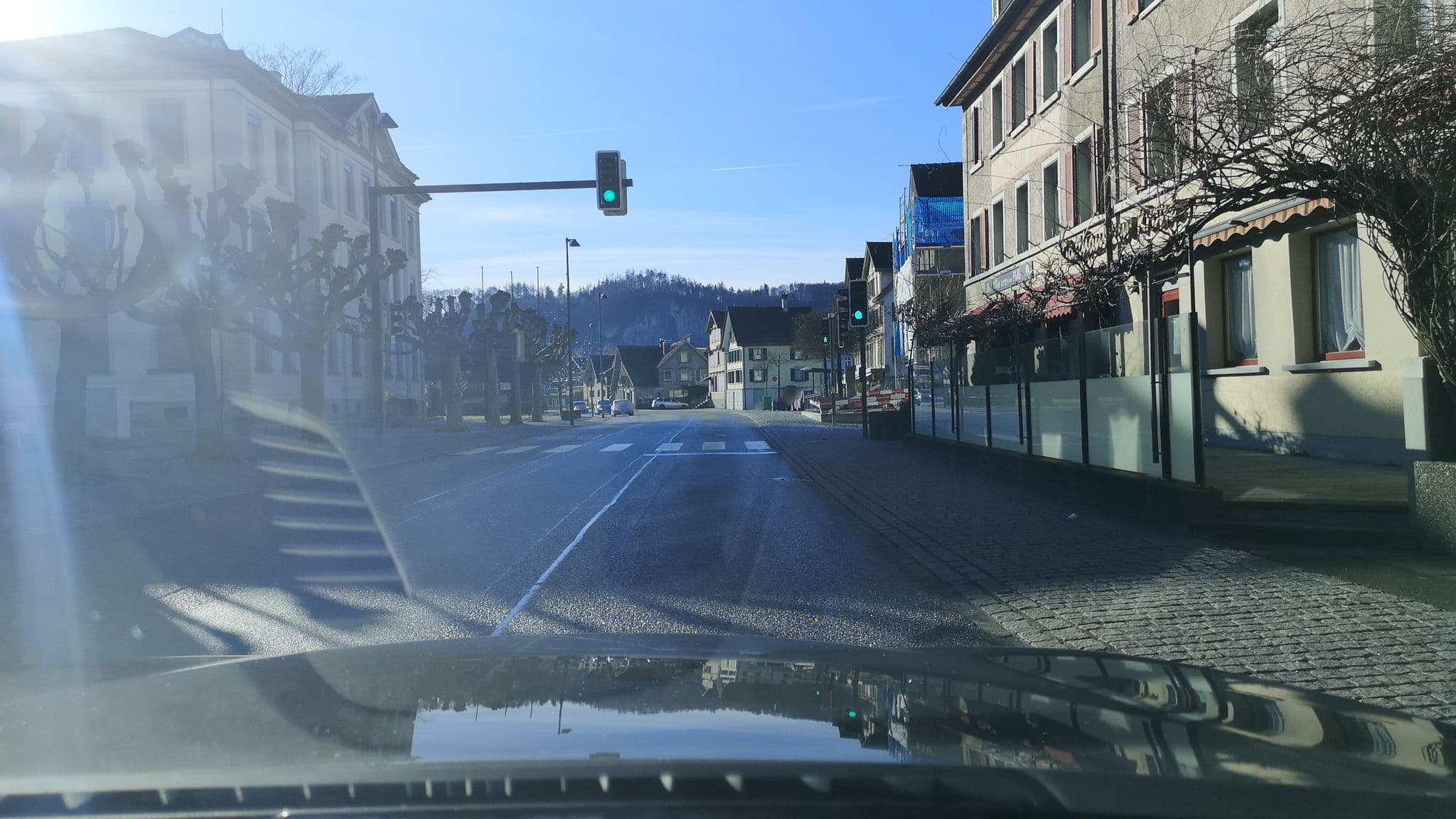 Street view near Hotel zur Krone Oberriet, Oberriet — © skiloo (CC BY-SA · Mapillary)