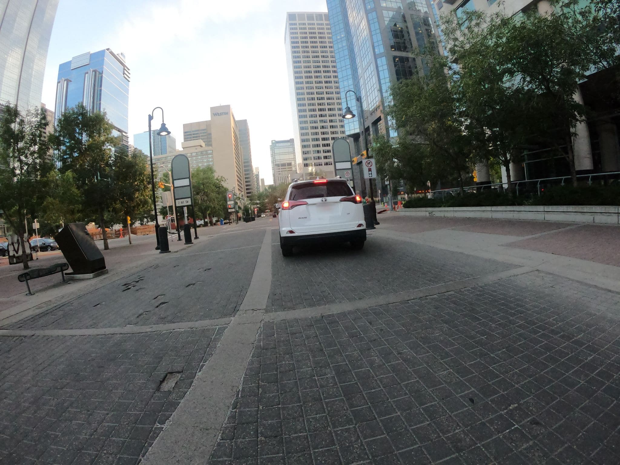 Street view near Sheraton Suites Calgary Eau Claire, Downtown Commercial Core — © adamdunn (CC BY-SA · Mapillary)