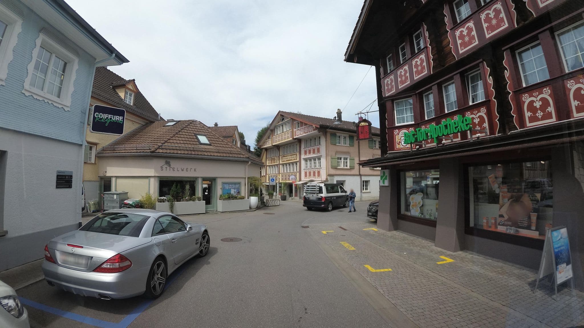 Street view near Restaurant Hotel Traube, Appenzell — © teddy73 (CC BY-SA · Mapillary)