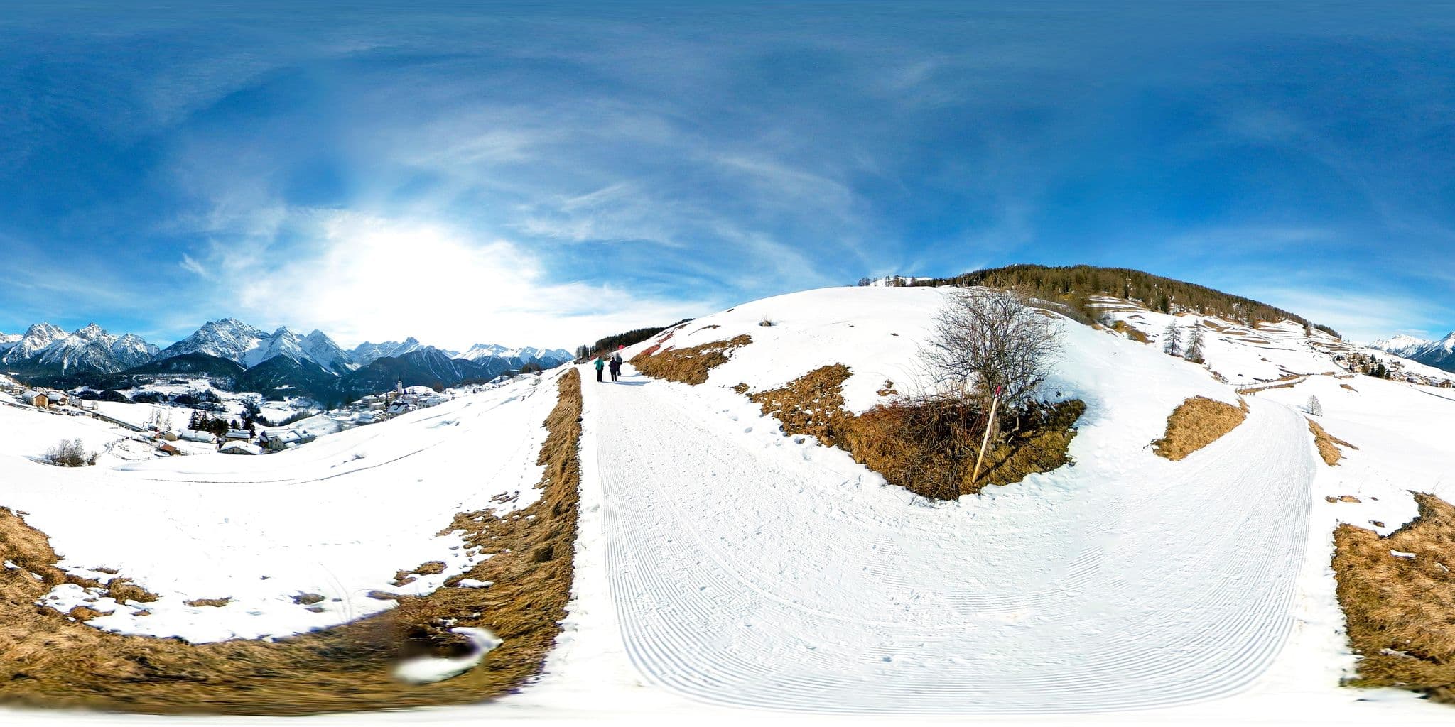 Street view near Ferienwohnung Fionas 265, Scuol — © arrow360 (CC BY-SA · Mapillary)
