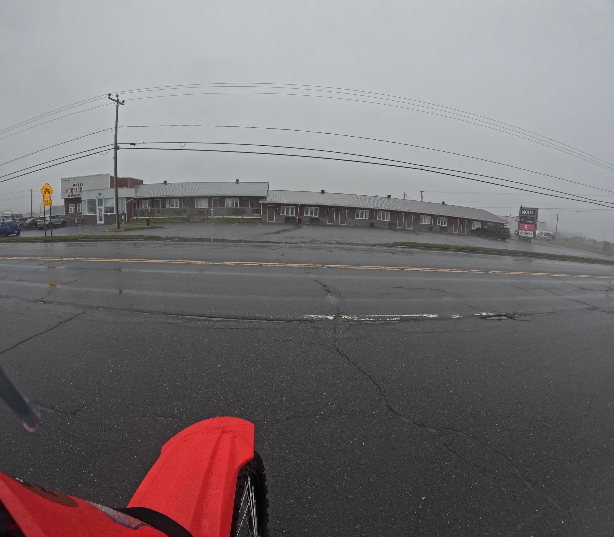 Street view near Motel du Portage, Matane — © pfbreton (CC BY-SA · Mapillary)