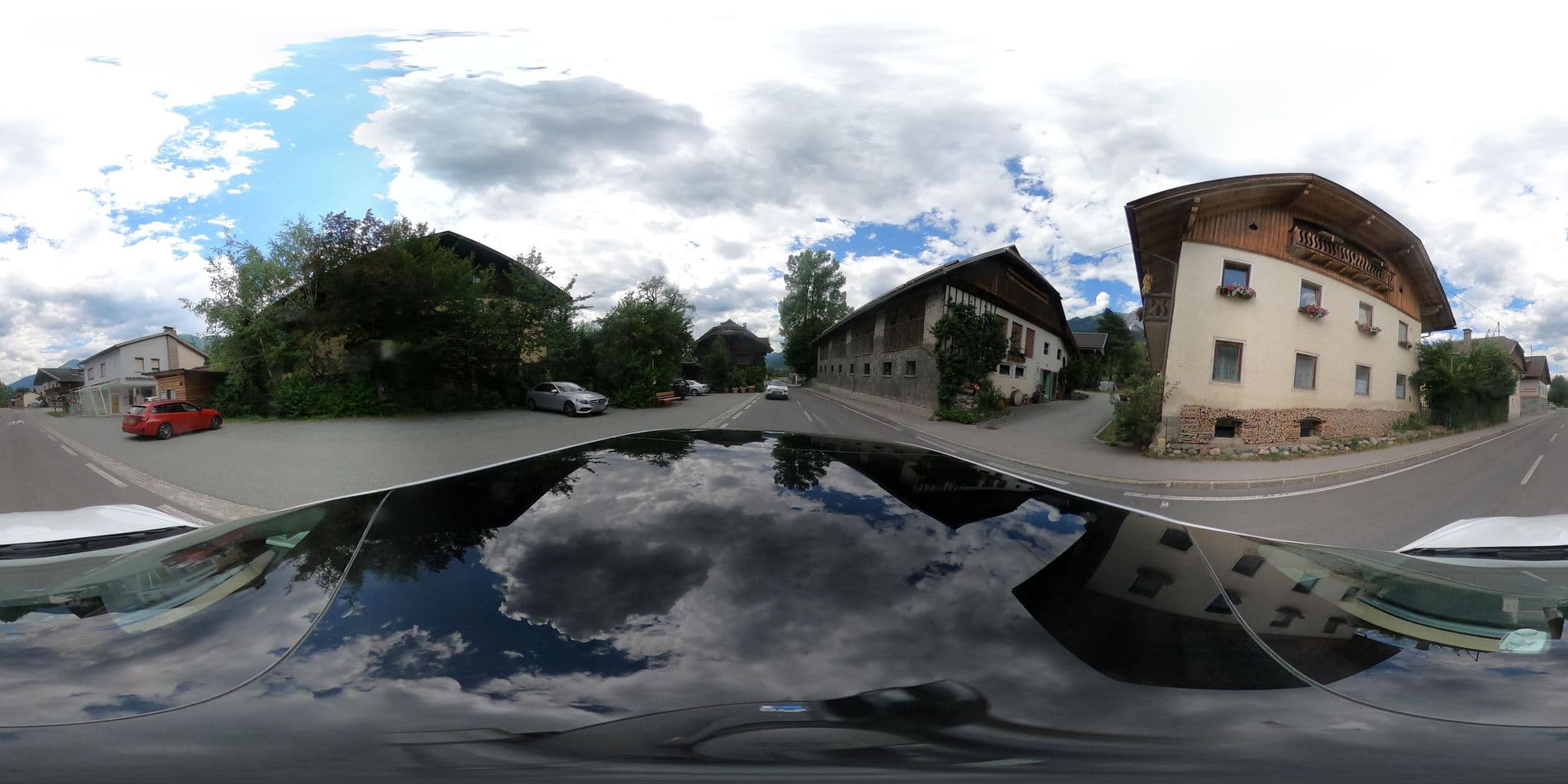 Street view near Schwimmbad forellenhof, Kötschach — © peterleth (CC BY-SA · Mapillary)