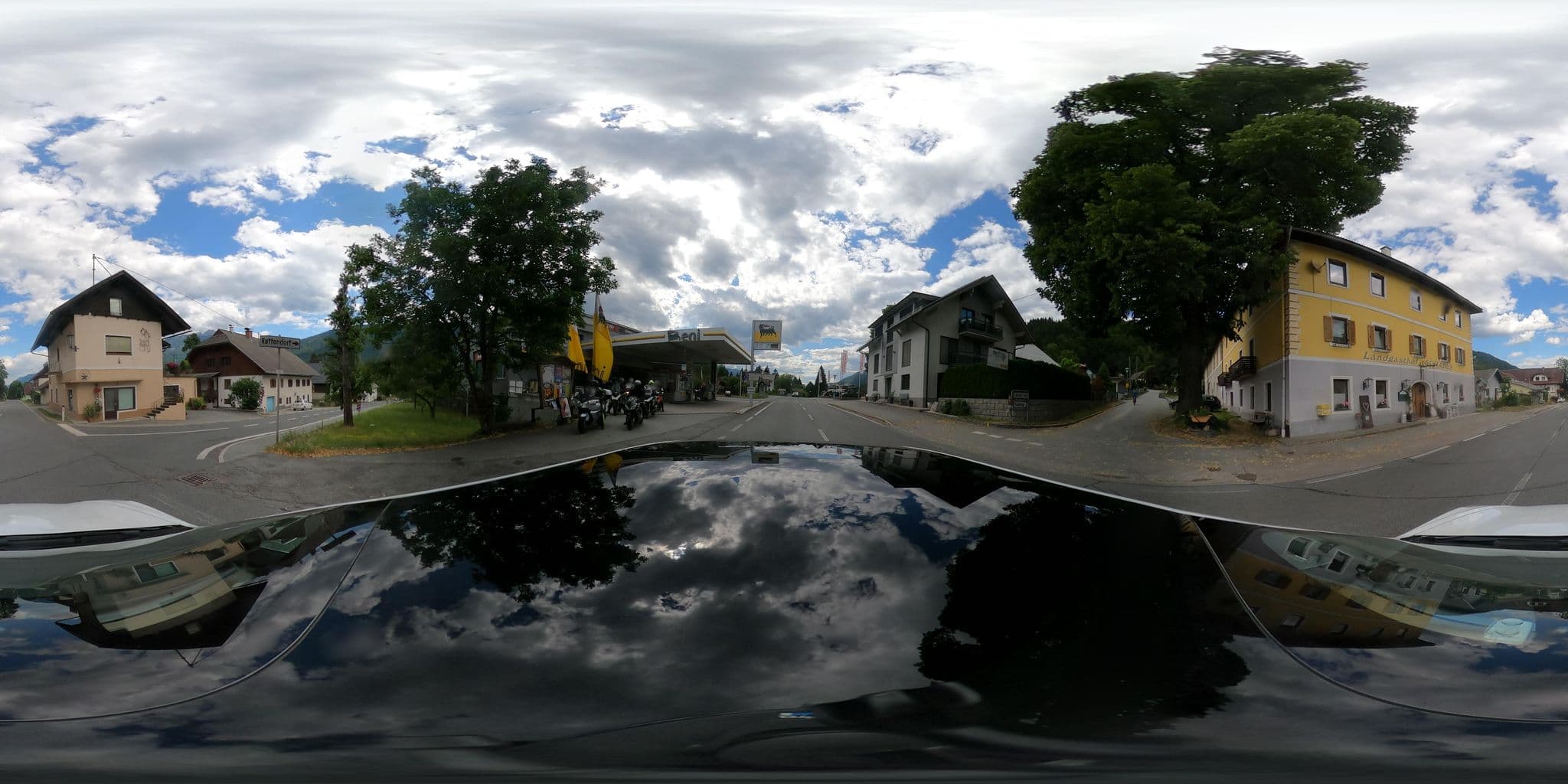 Street view near Landgasthof Schabus, Hermagor — © peterleth (CC BY-SA · Mapillary)