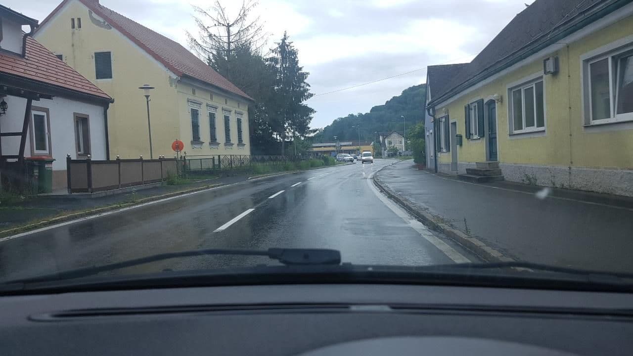 Street view near Gästehaus Bettina, Mureck — © mik007 (CC BY-SA · Mapillary)