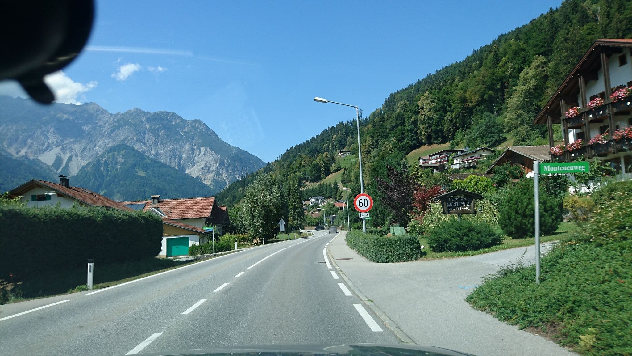 Street view near Pension Monteneu, Vandans — © voschix (CC BY-SA · Mapillary)