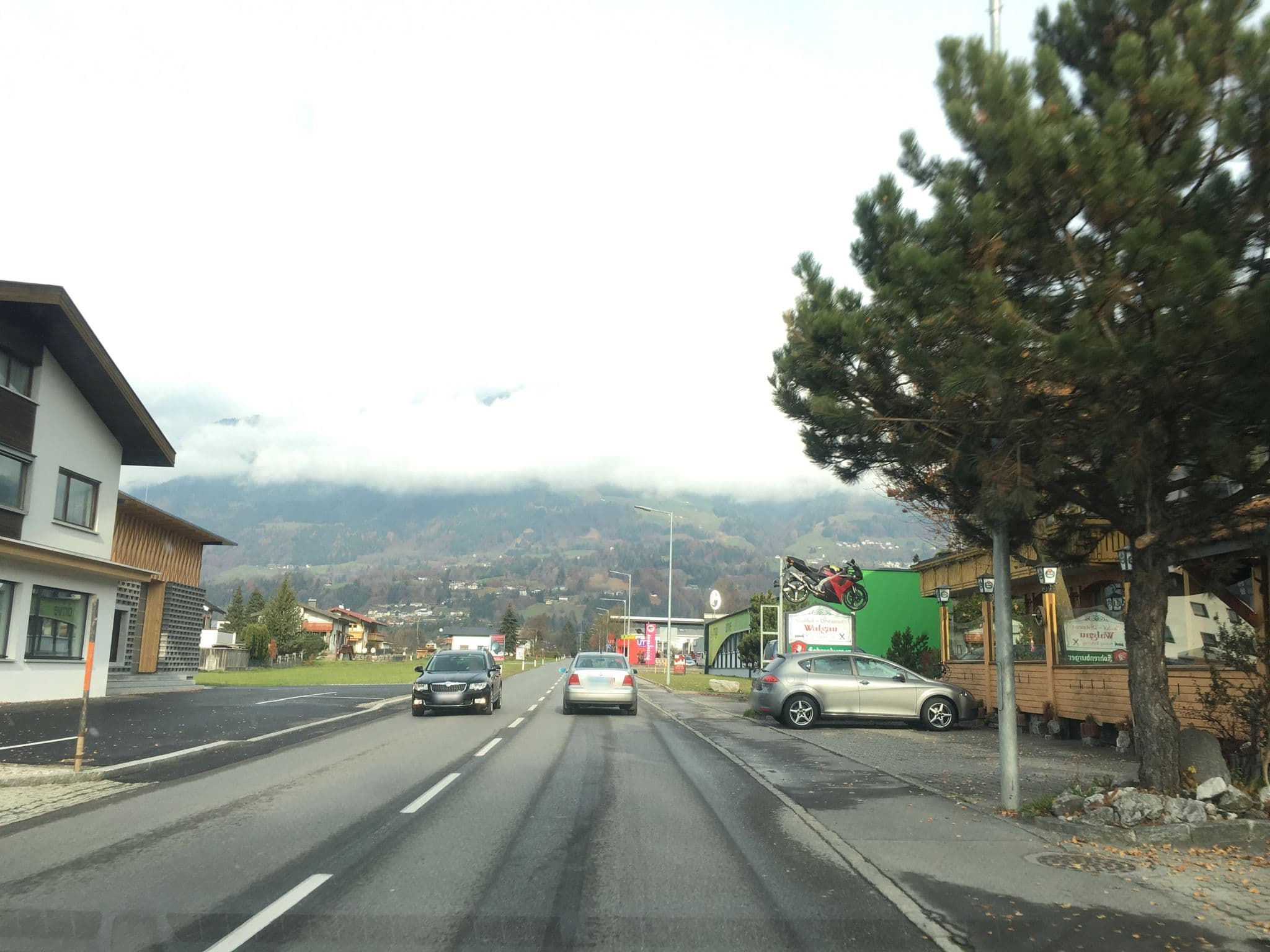 Street view near Gasthaus, Hotel, Bar Walgau, Ludesch — © alferic (CC BY-SA · Mapillary)