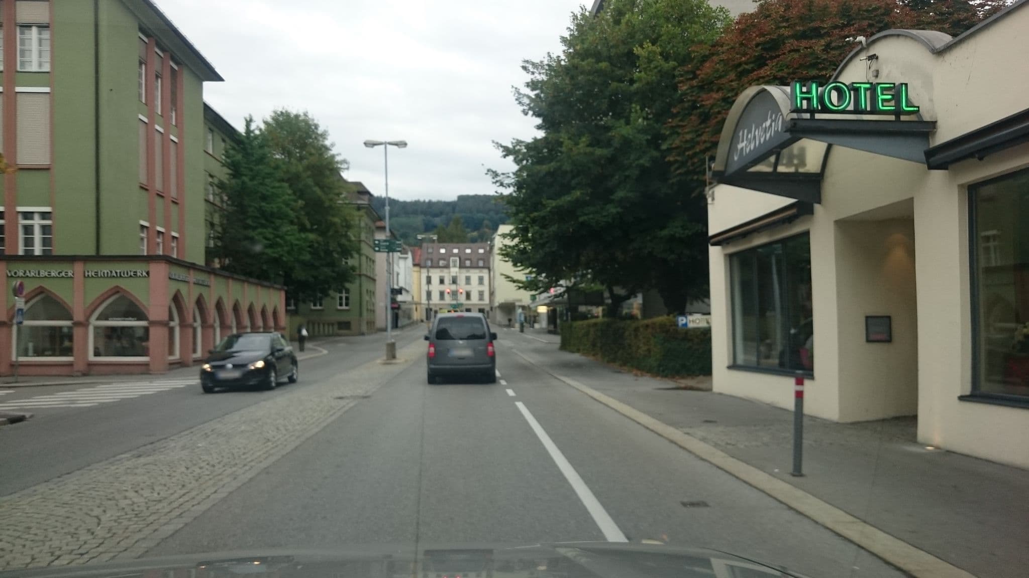 Street view near Stadhotel Helvetia austria, Bregenz — © voschix (CC BY-SA · Mapillary)