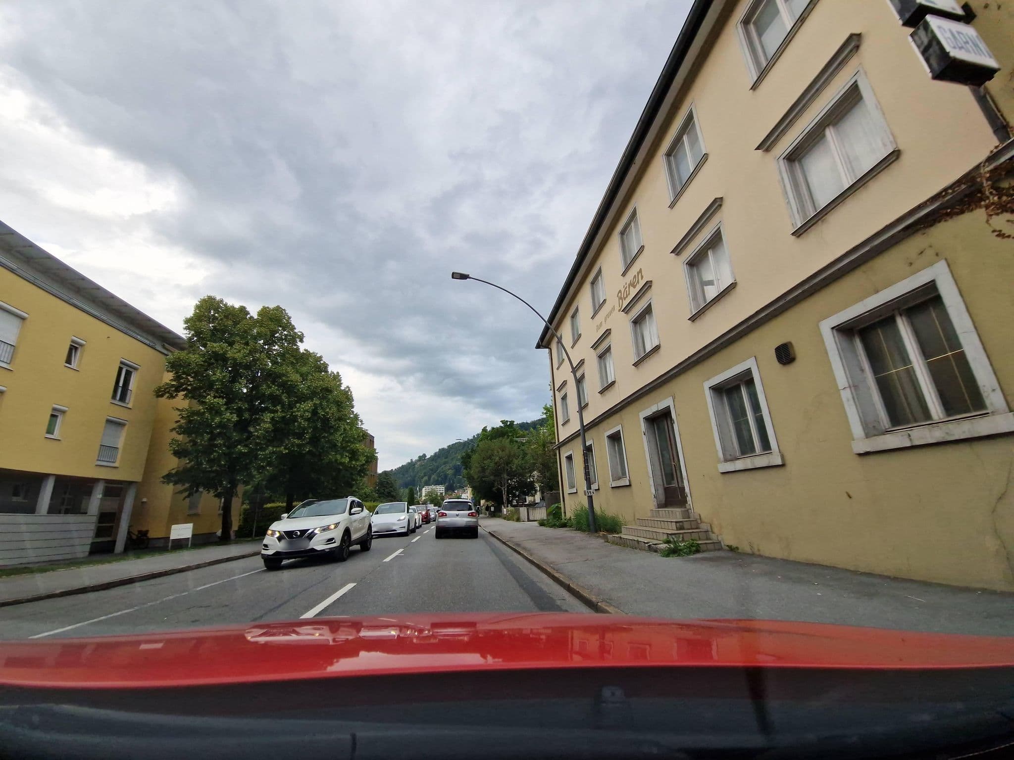 Street view near Hotel zum grauen Bären, Bregenz — © mcliquid (CC BY-SA · Mapillary)