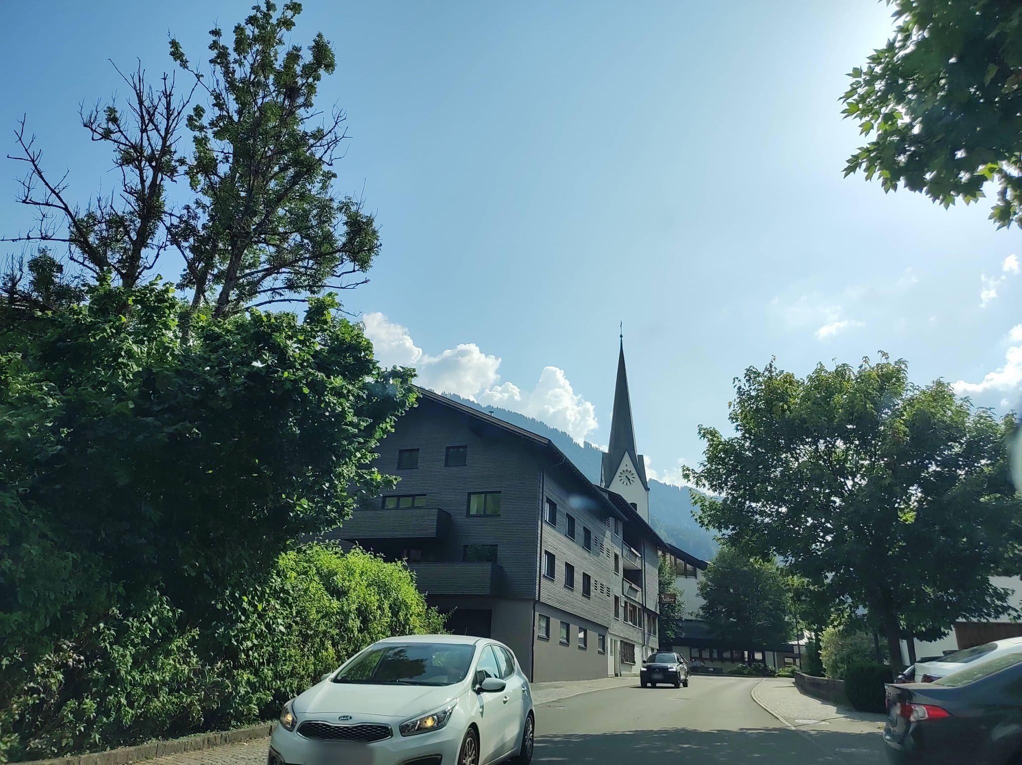 Street view near Bischofberger Appartements, Mellau — © msdess (CC BY-SA · Mapillary)