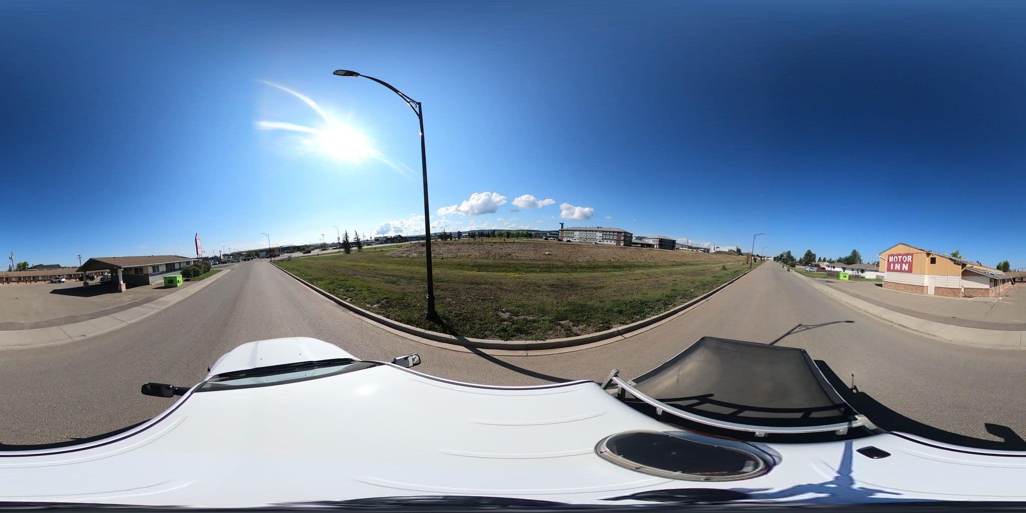 Street view near Travellers Inn, Dawson Creek — © CChalmersDCEngg (CC BY-SA · Mapillary)
