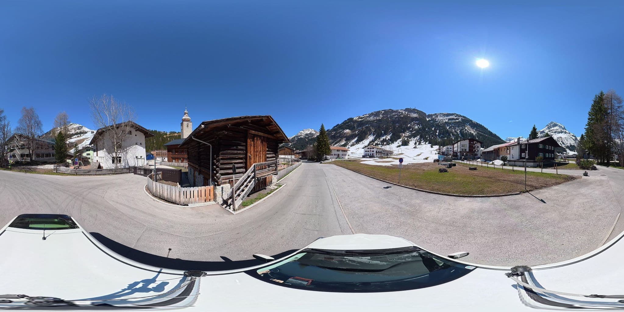 Street view near Pension Sandbur, Lech — © osmplus_org (CC BY-SA · Mapillary)