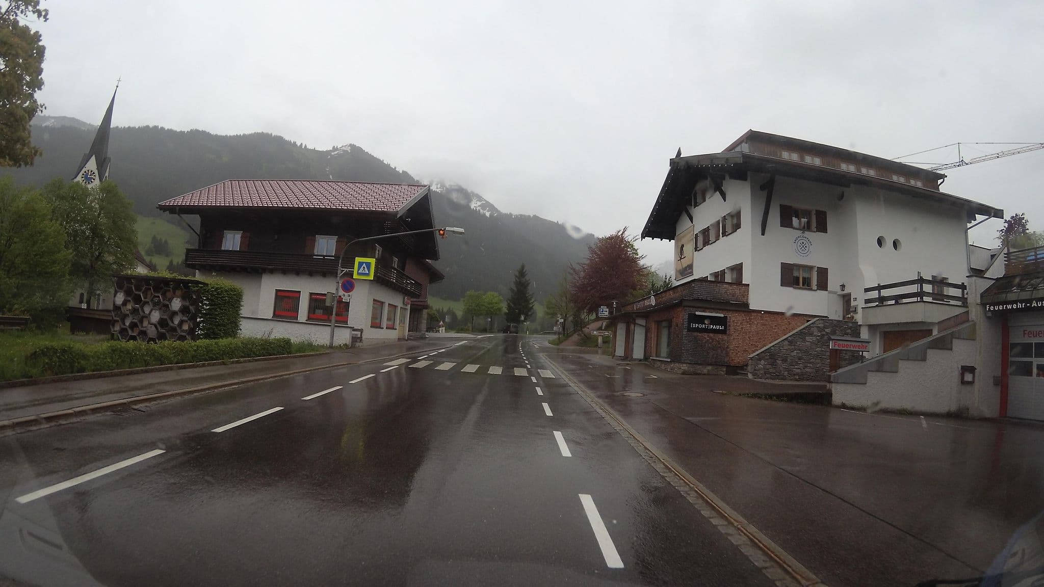Street view near Hotel Kreuz, Hirschegg — © teddy73 (CC BY-SA · Mapillary)